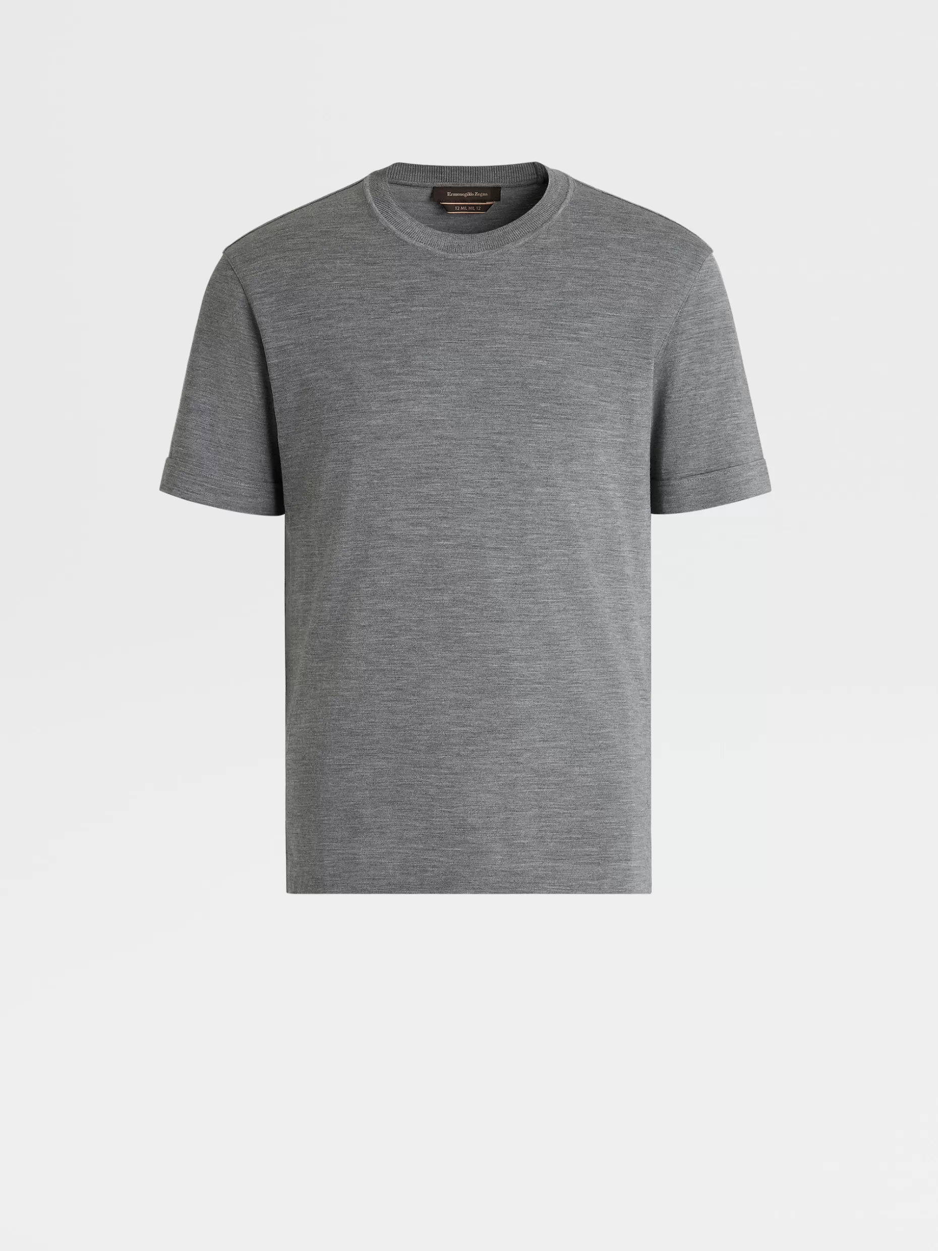 Men ZEGNA 12Milmil12 Wool Jersey T-Shirt