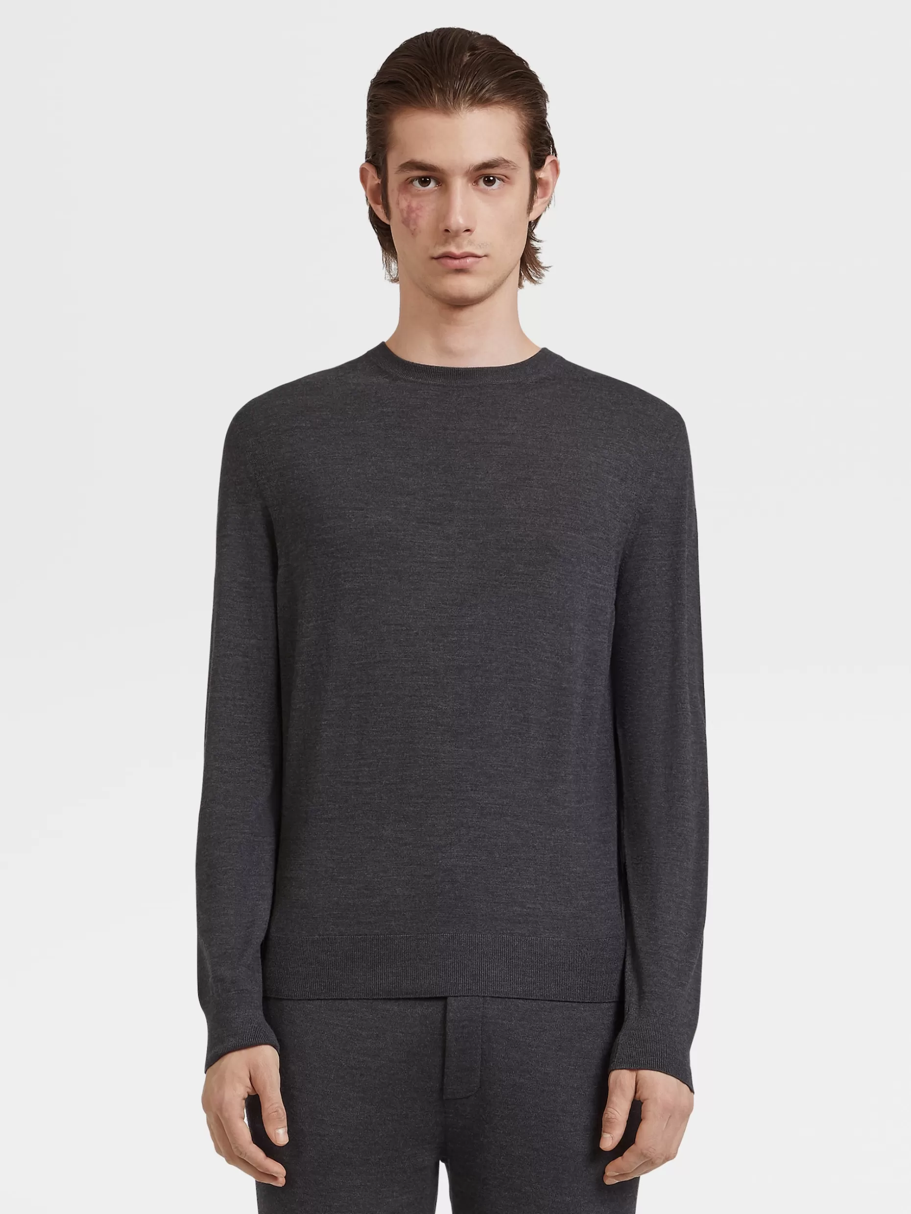 Men ZEGNA 12Milmil12 Wool Knit Crewneck