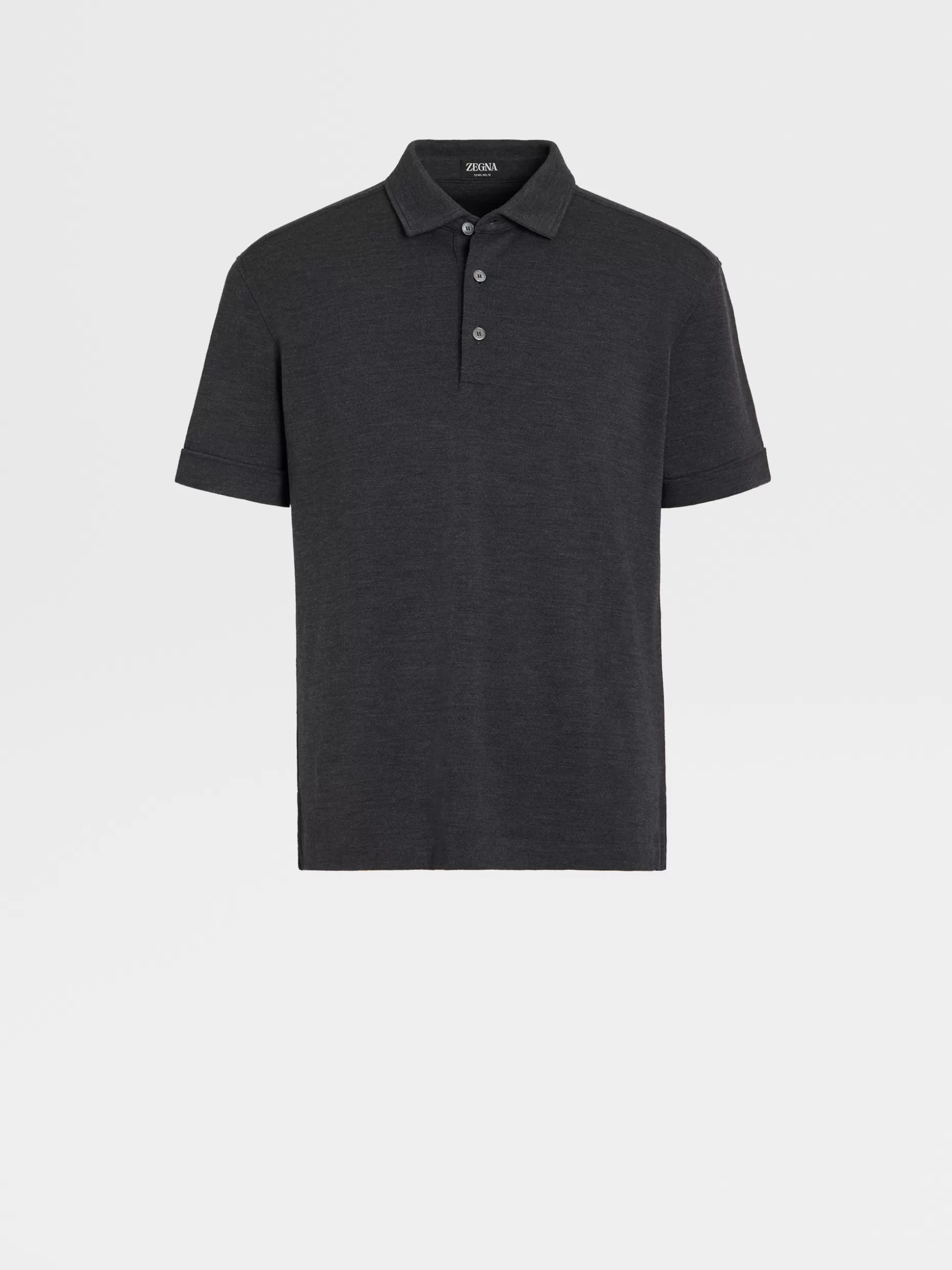 Men ZEGNA 12Milmil12 Wool Short-Sleeve Polo