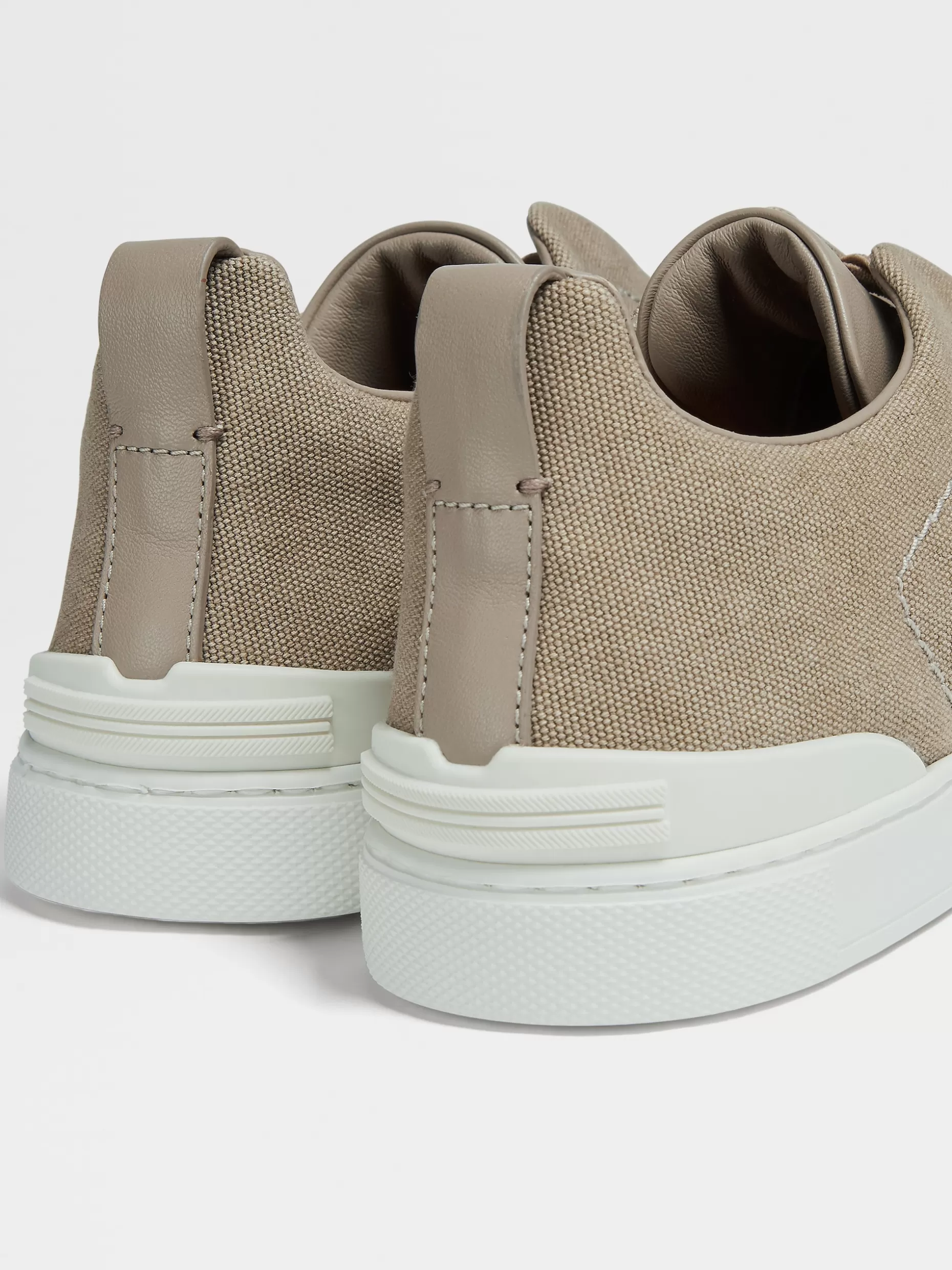 Men ZEGNA Canvas Triple Stitch™ Low Top Sneakers