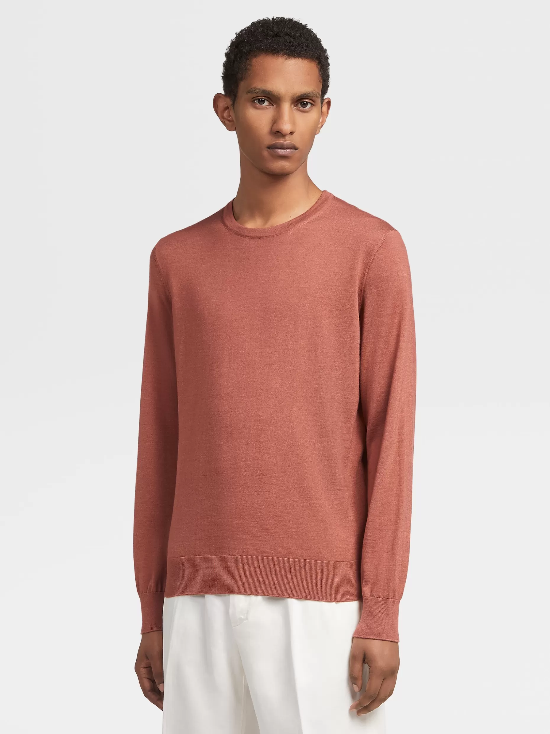 Men ZEGNA Cashseta Knit Crewneck