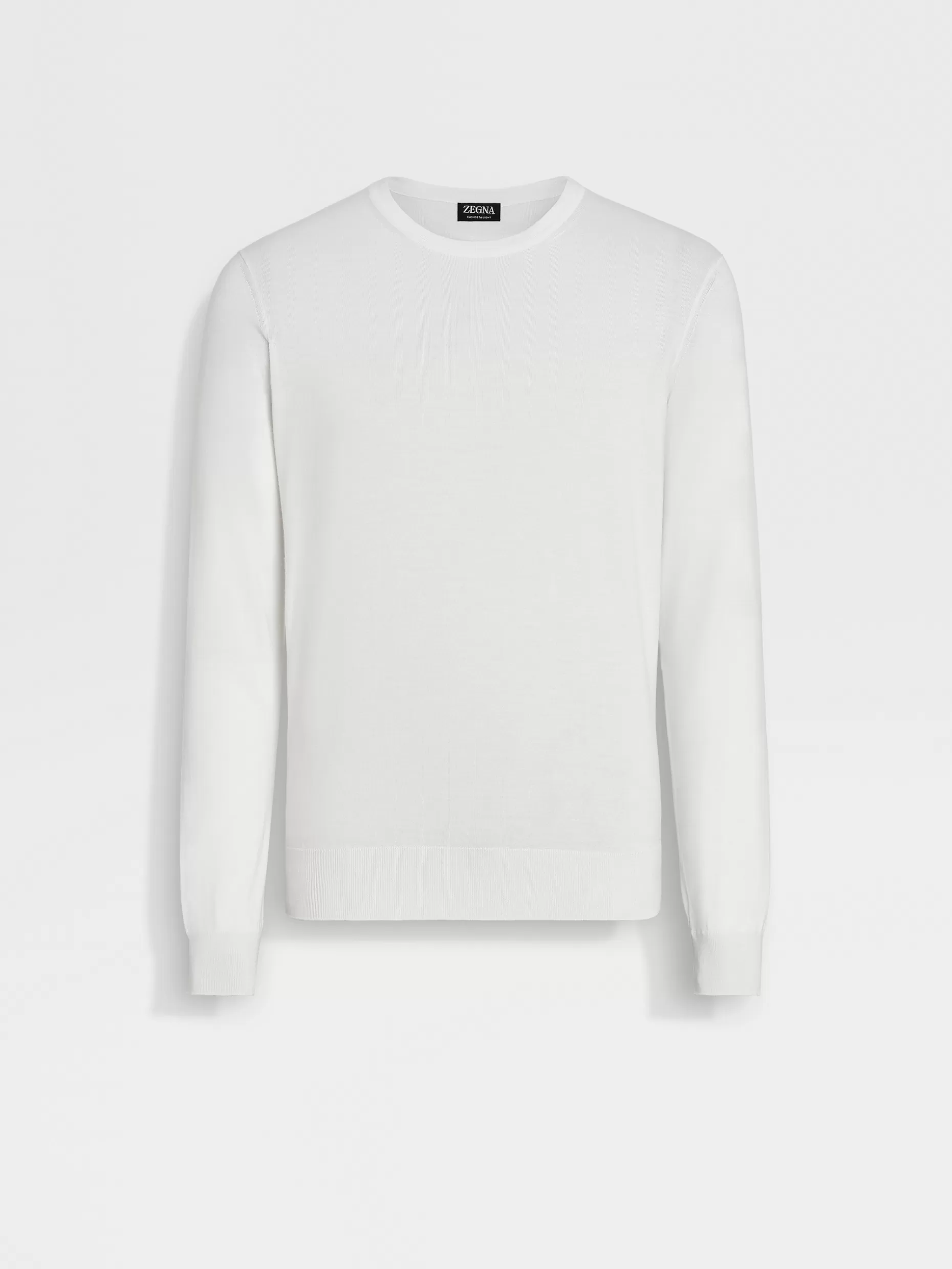 Men ZEGNA Cashseta Light Crewneck