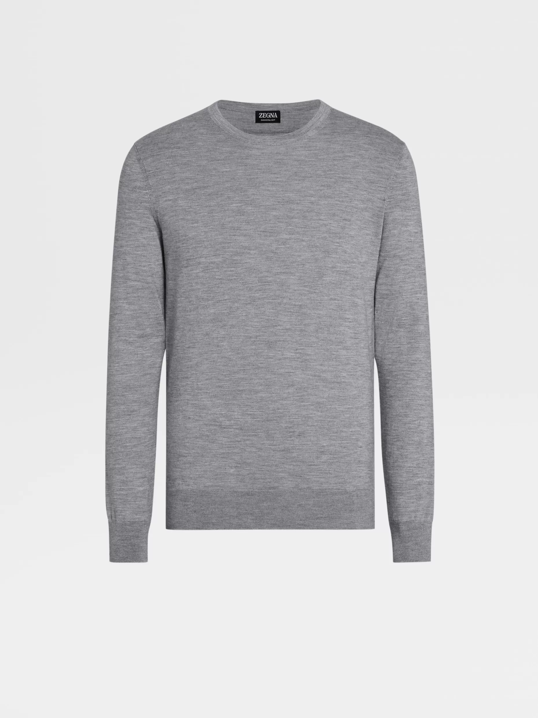 Men ZEGNA Cashseta Light Crewneck