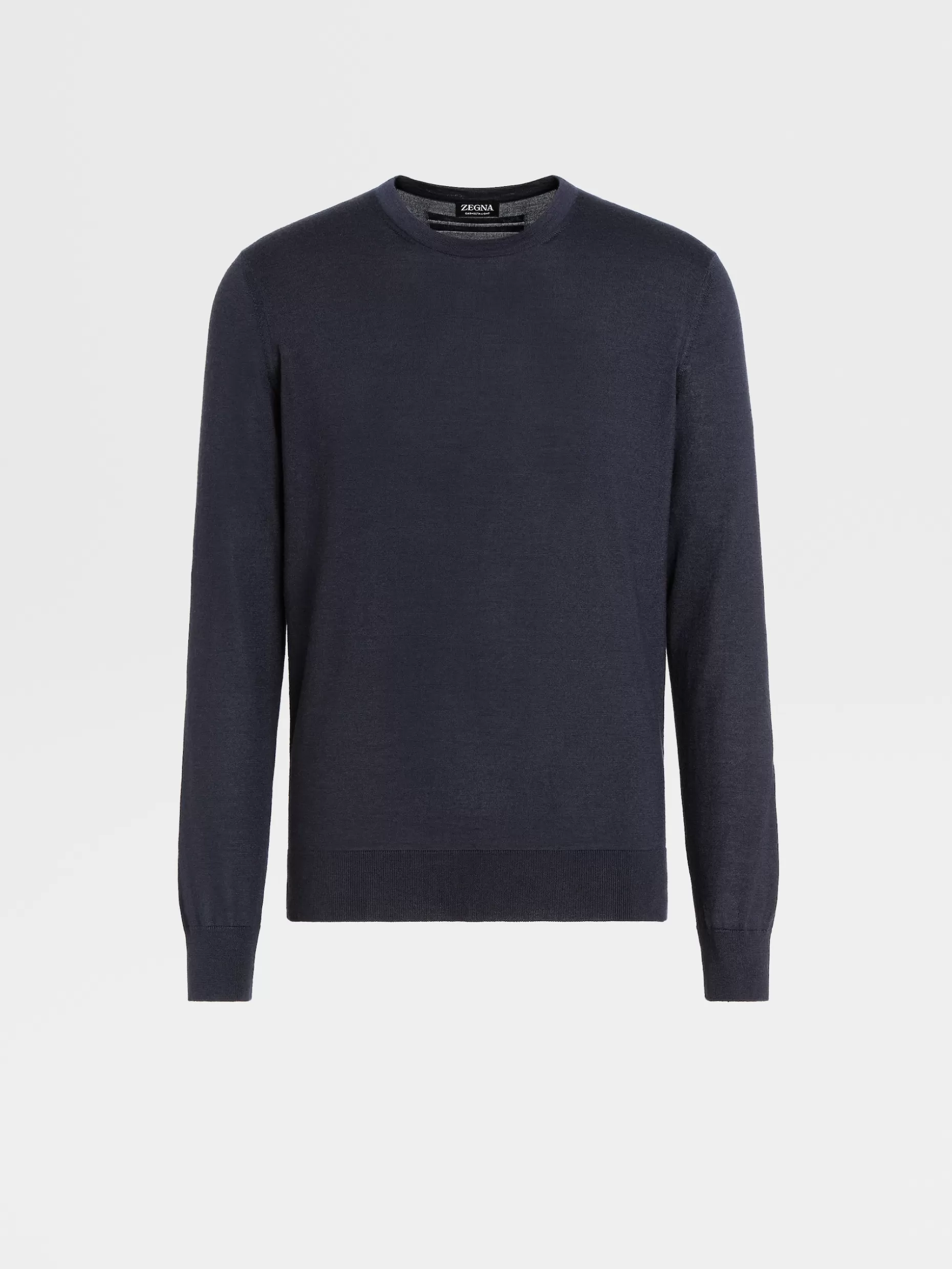 Men ZEGNA Cashseta Light Crewneck