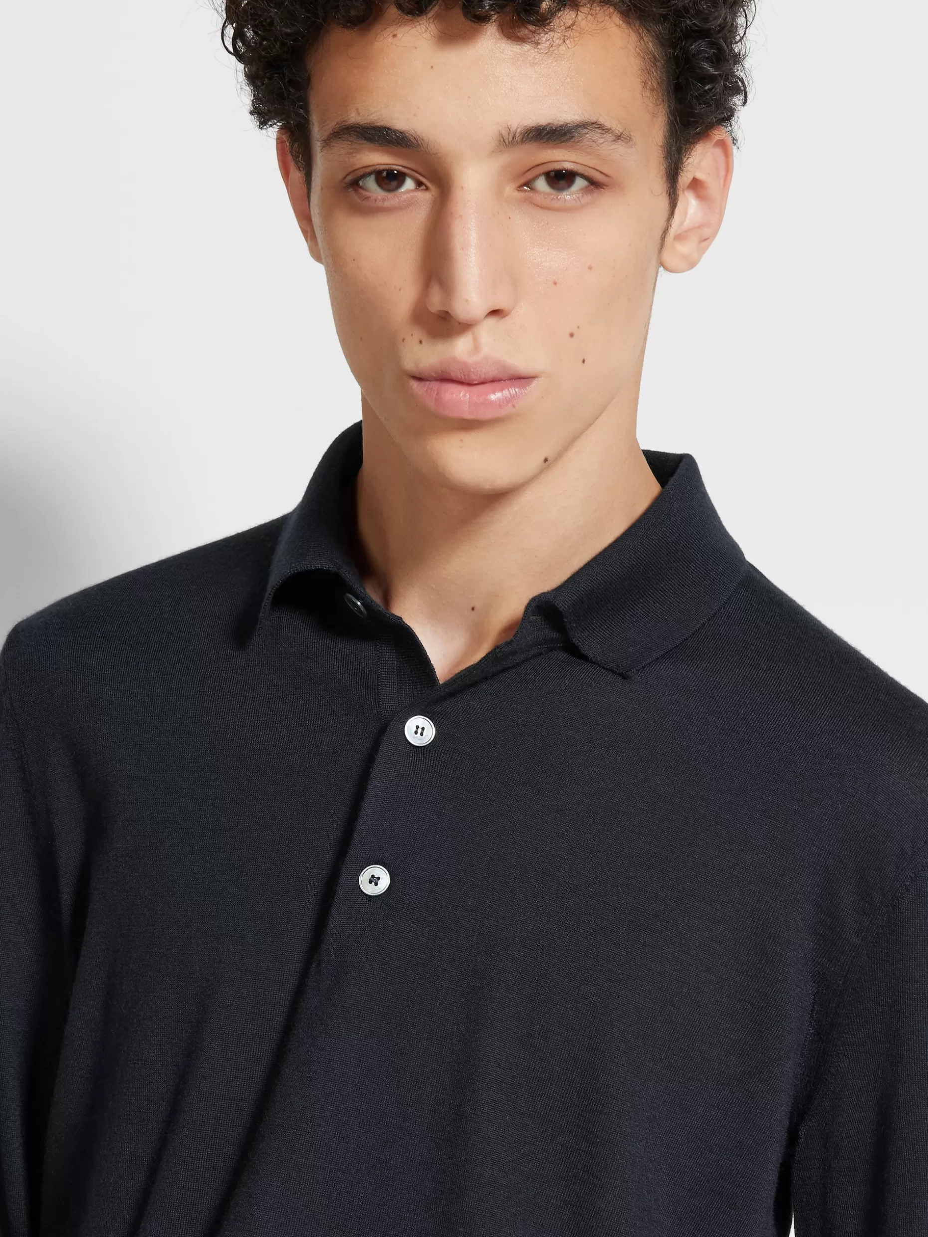 Men ZEGNA Cashseta Light Polo