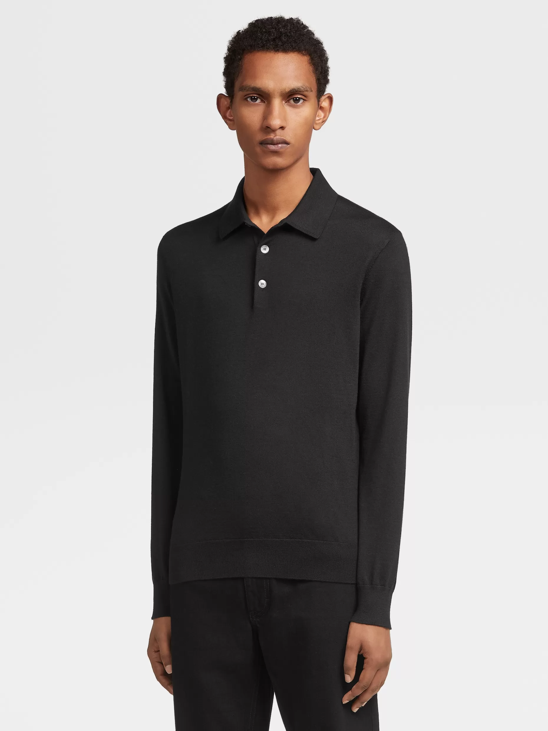 Men ZEGNA Cashseta Light Polo