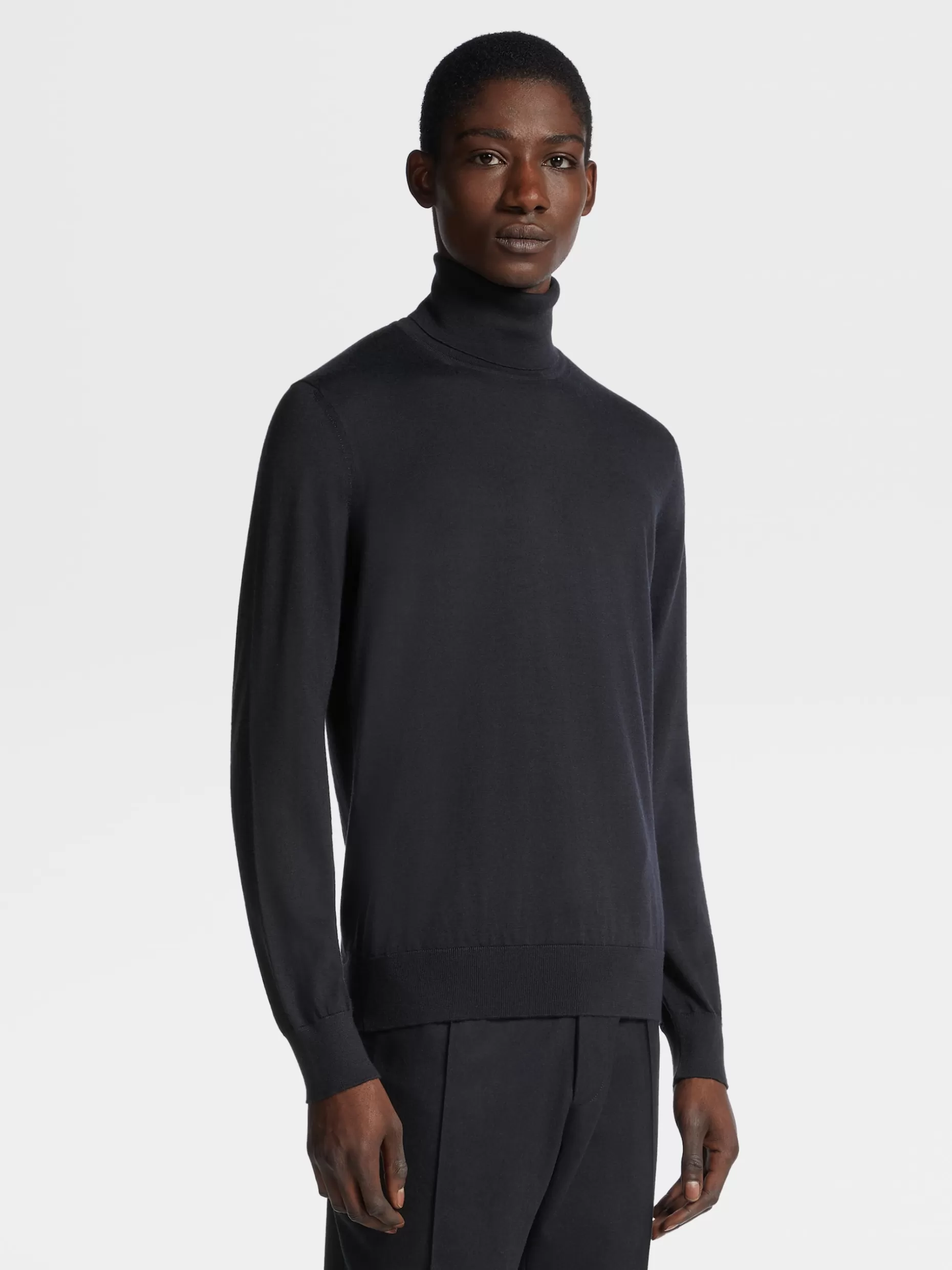 Men ZEGNA Cashseta Light Turtleneck