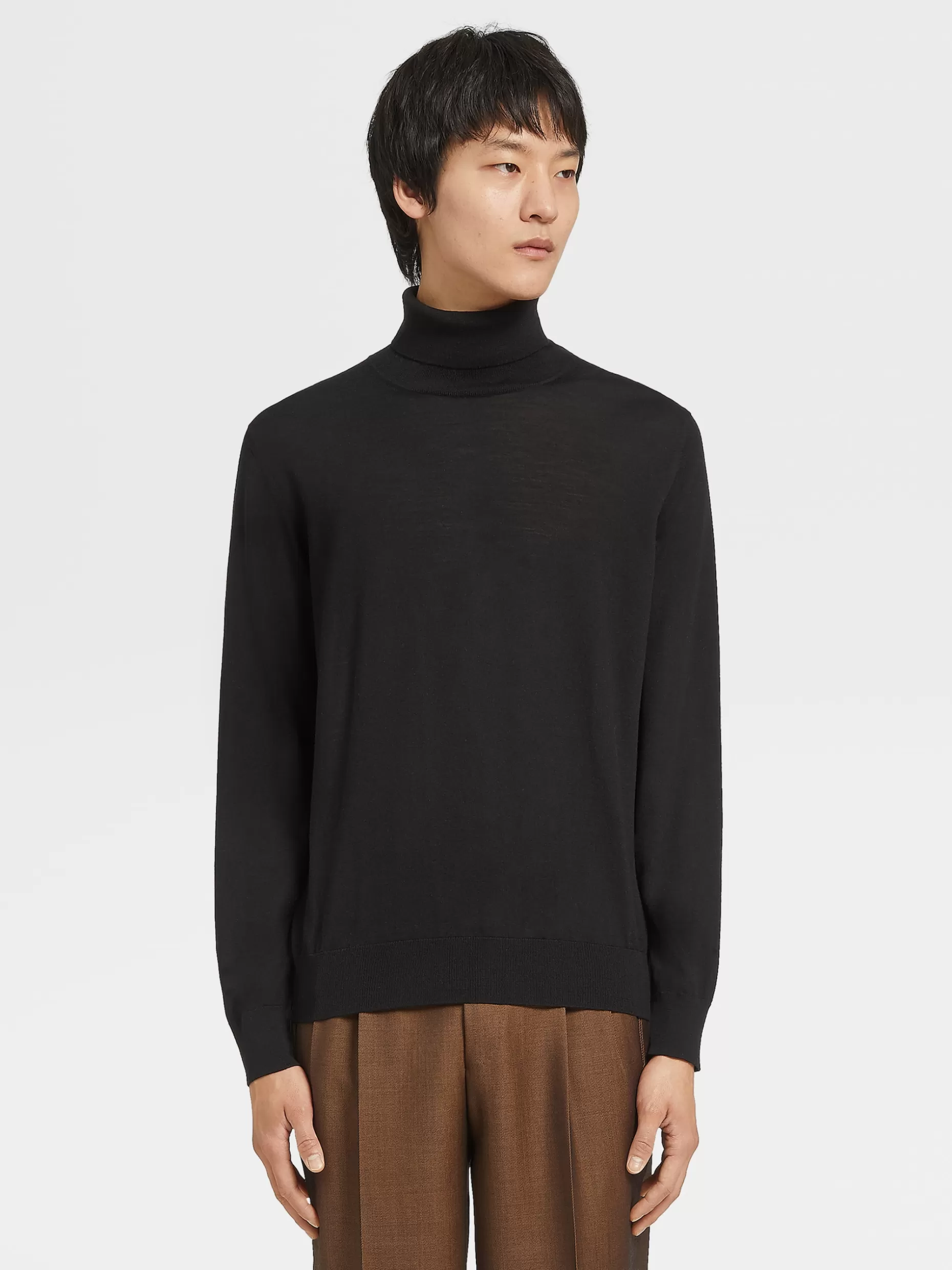 Men ZEGNA Cashseta Light Turtleneck