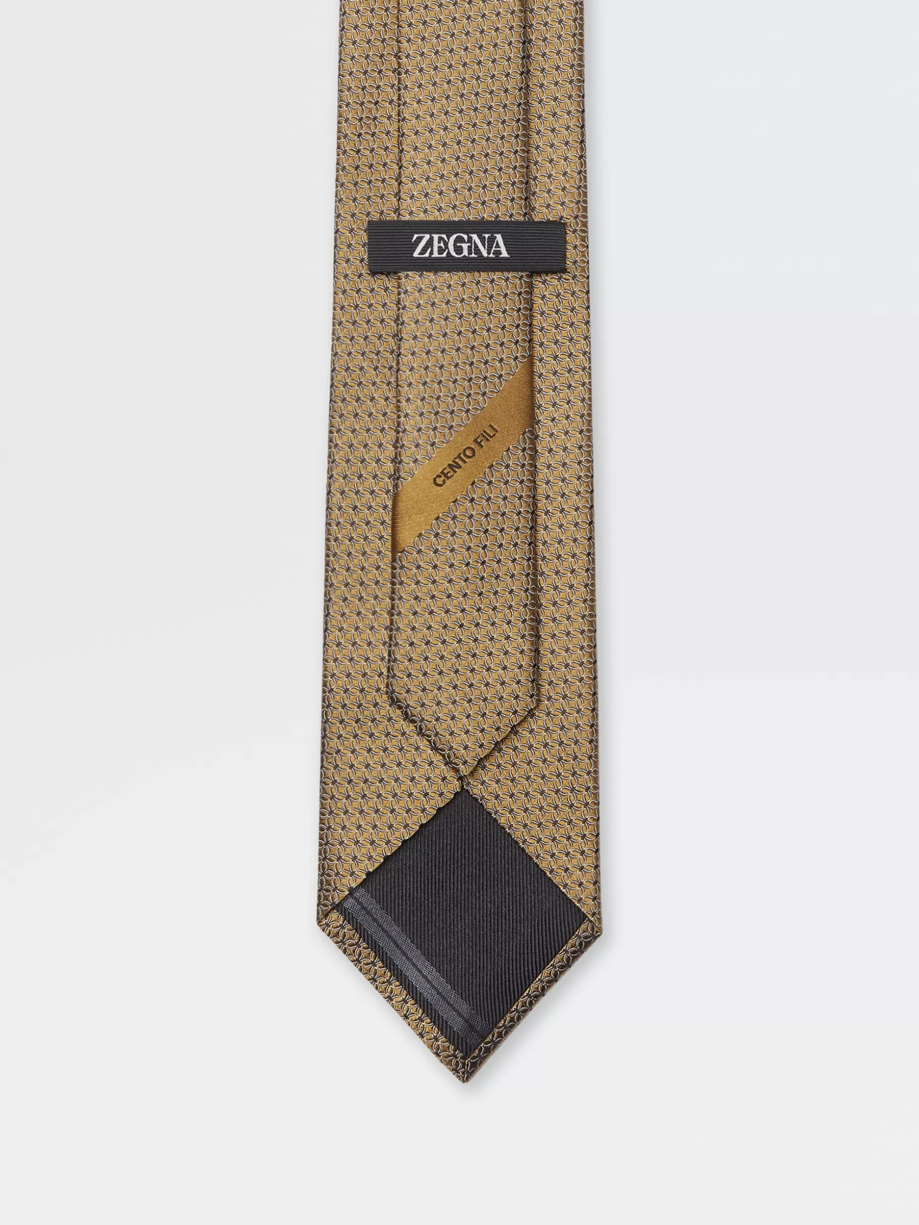 Men ZEGNA Cento Fili Silk Jacquard Tie