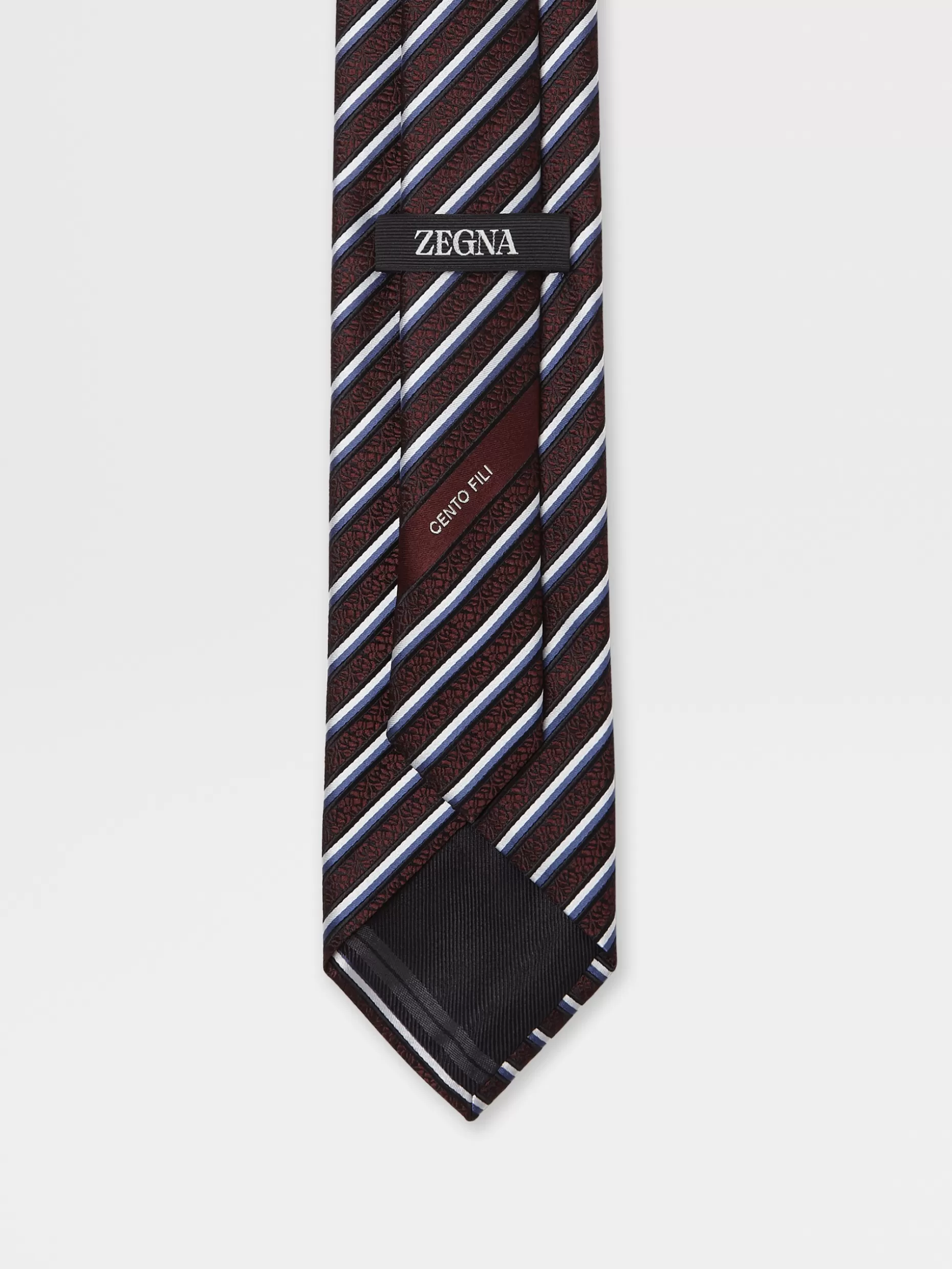 Men ZEGNA Cento Fili Silk Tie