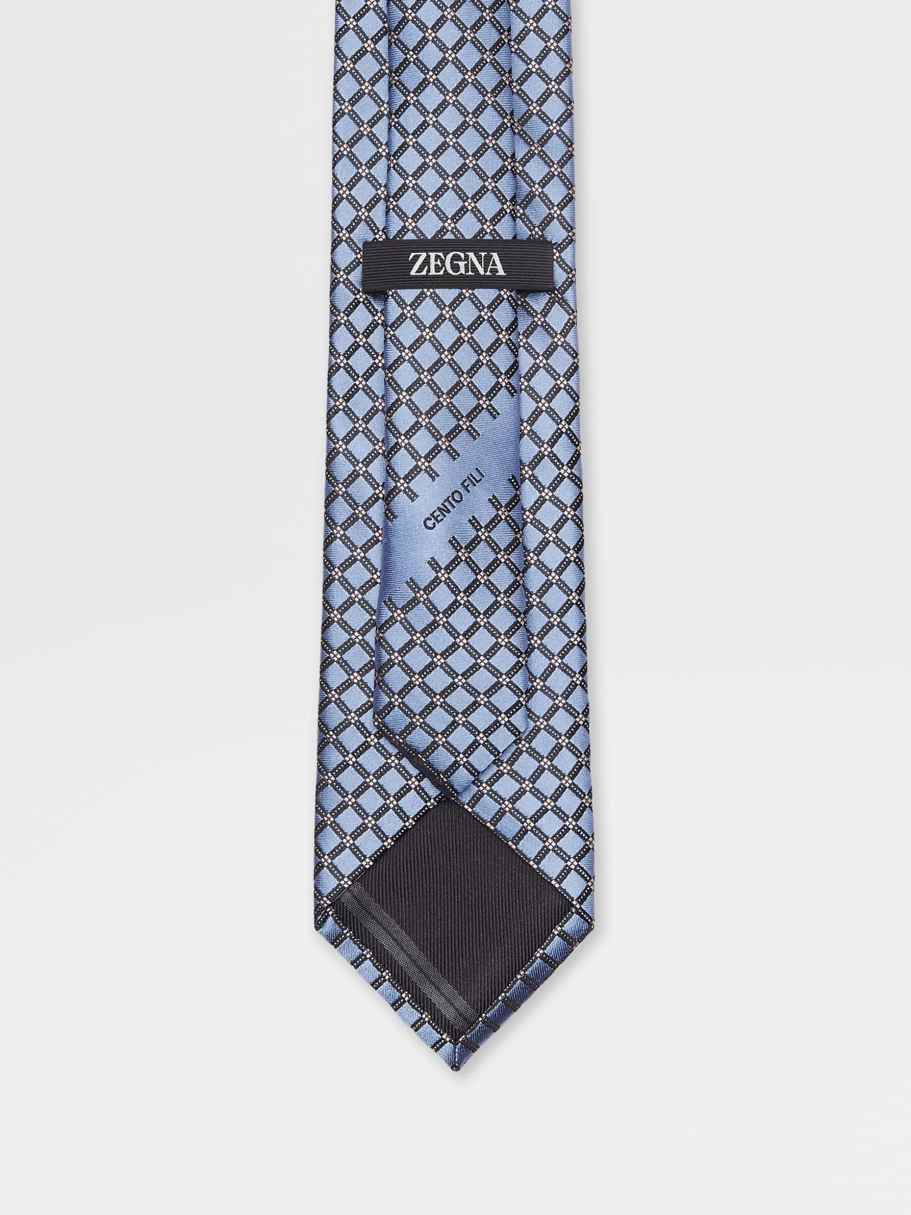 Men ZEGNA Cento Fili Silk Tie