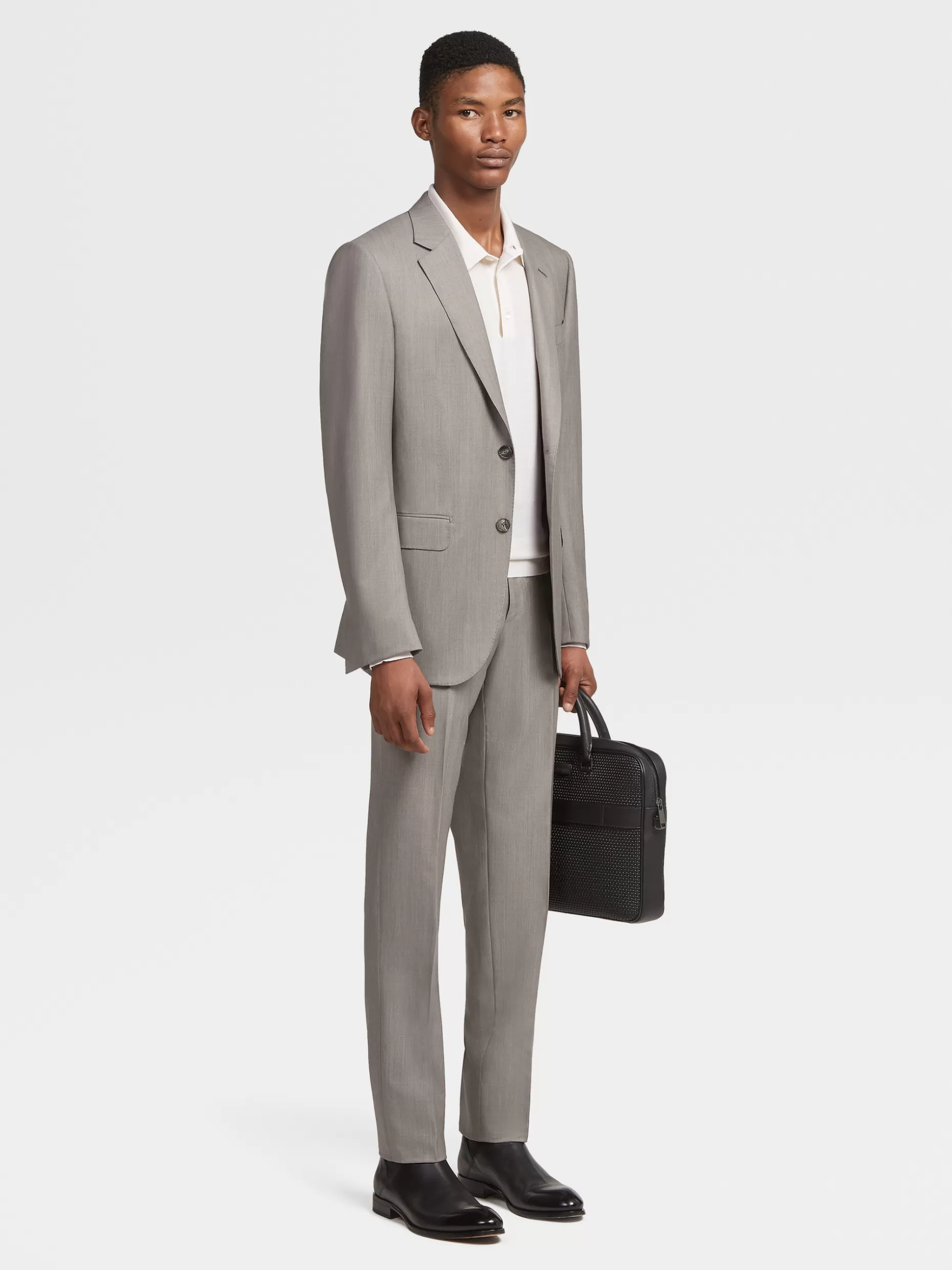 Men ZEGNA Centoventimila Wool Suit