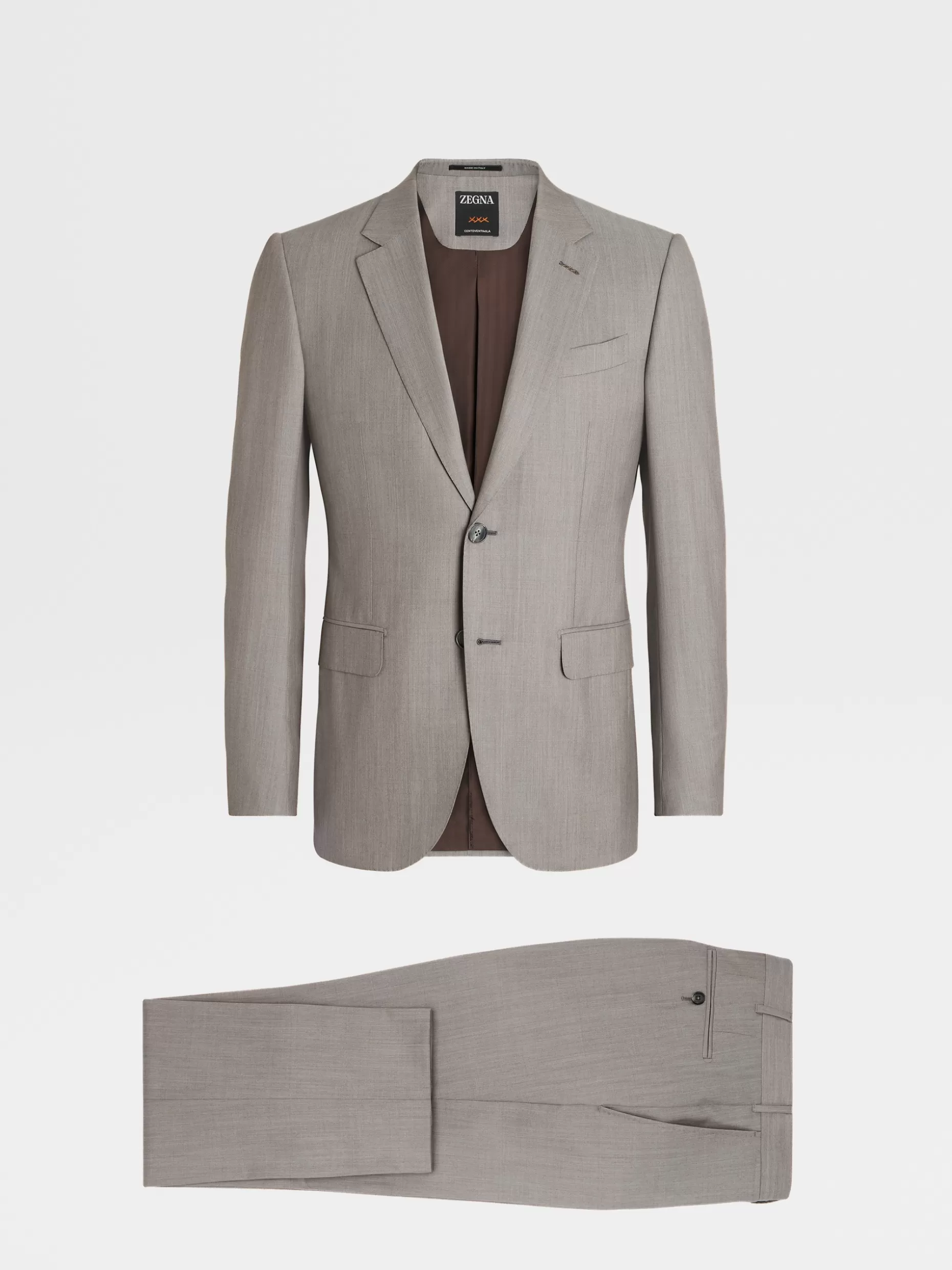 Men ZEGNA Centoventimila Wool Suit