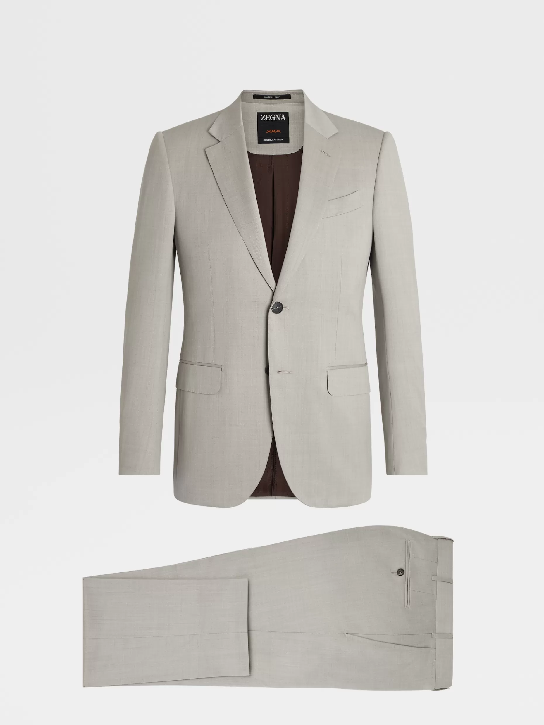 Men ZEGNA Centoventimila Wool Suit