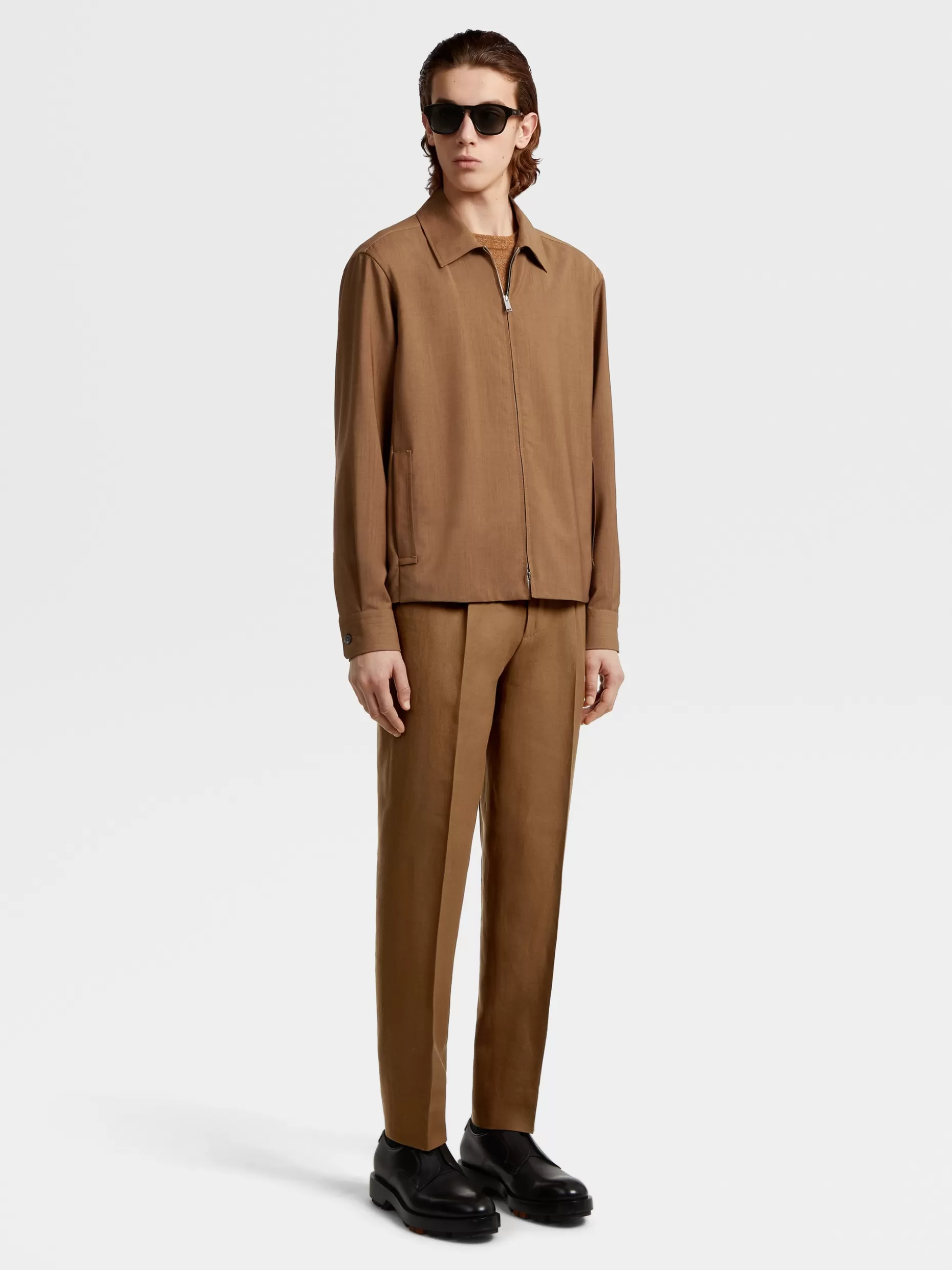 Men ZEGNA Color Achillfarm #Usetheexisting™ Wool And Mohair Overshirt