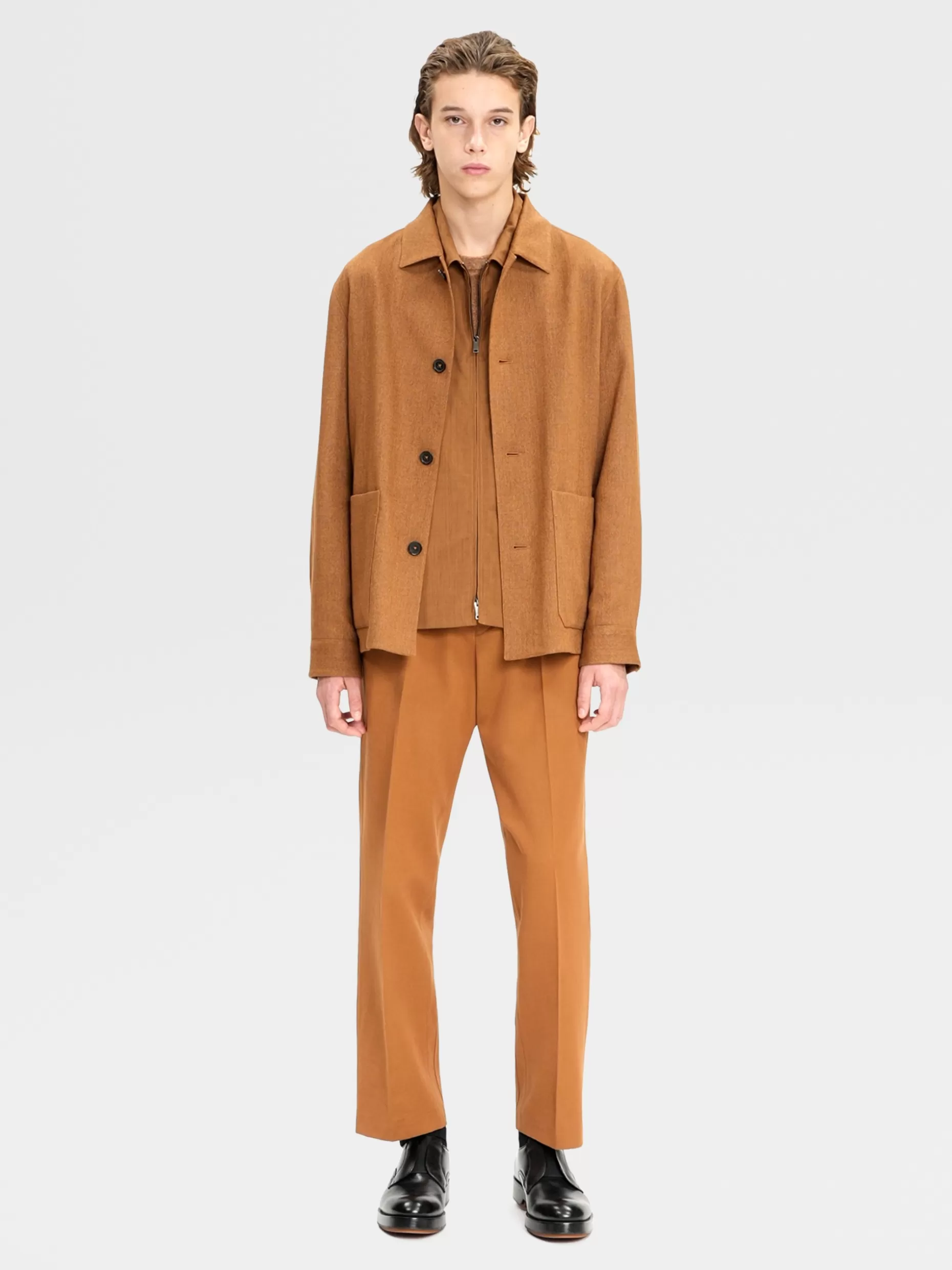Men ZEGNA Color Achillfarm #Usetheexisting™ Wool And Mohair Overshirt