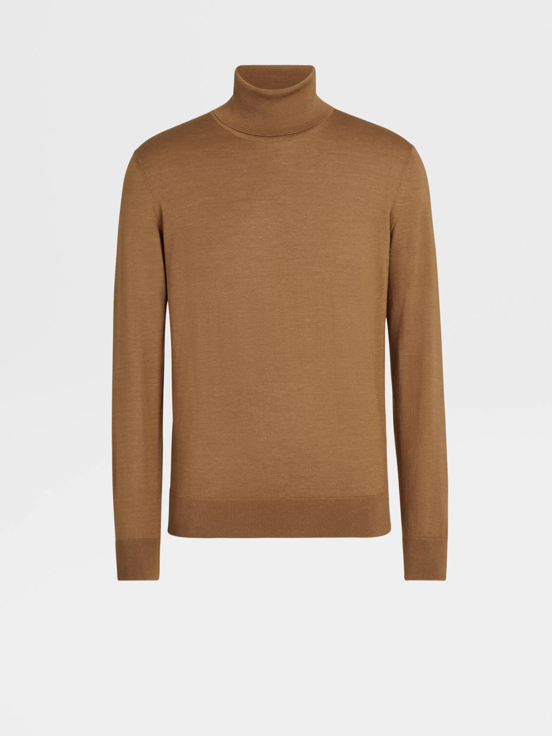 Men ZEGNA Color Cashseta Light Turtleneck