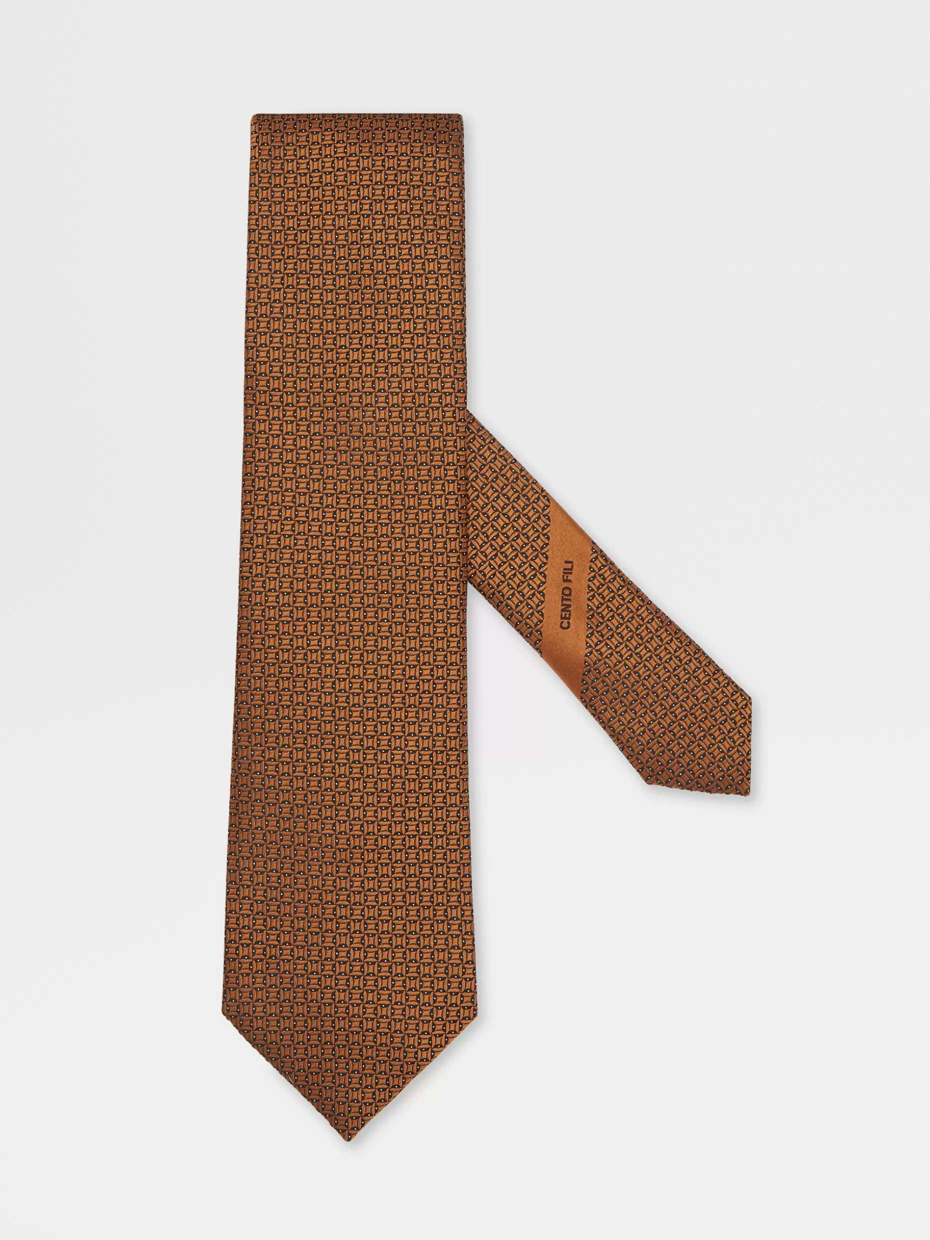 Men ZEGNA Color Cento Fili Silk Tie