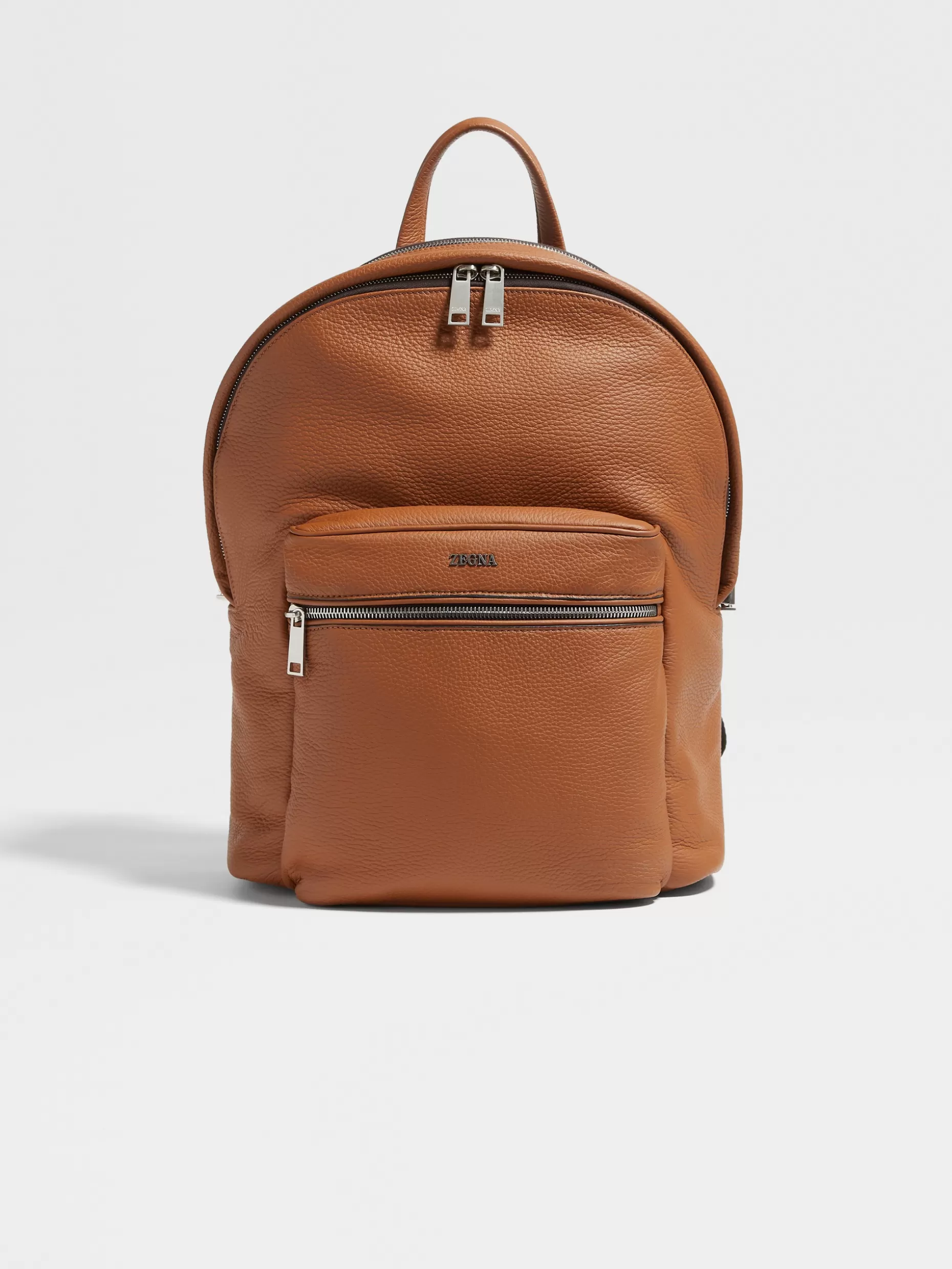 Men ZEGNA Color Deerskin Hoodie Backpack