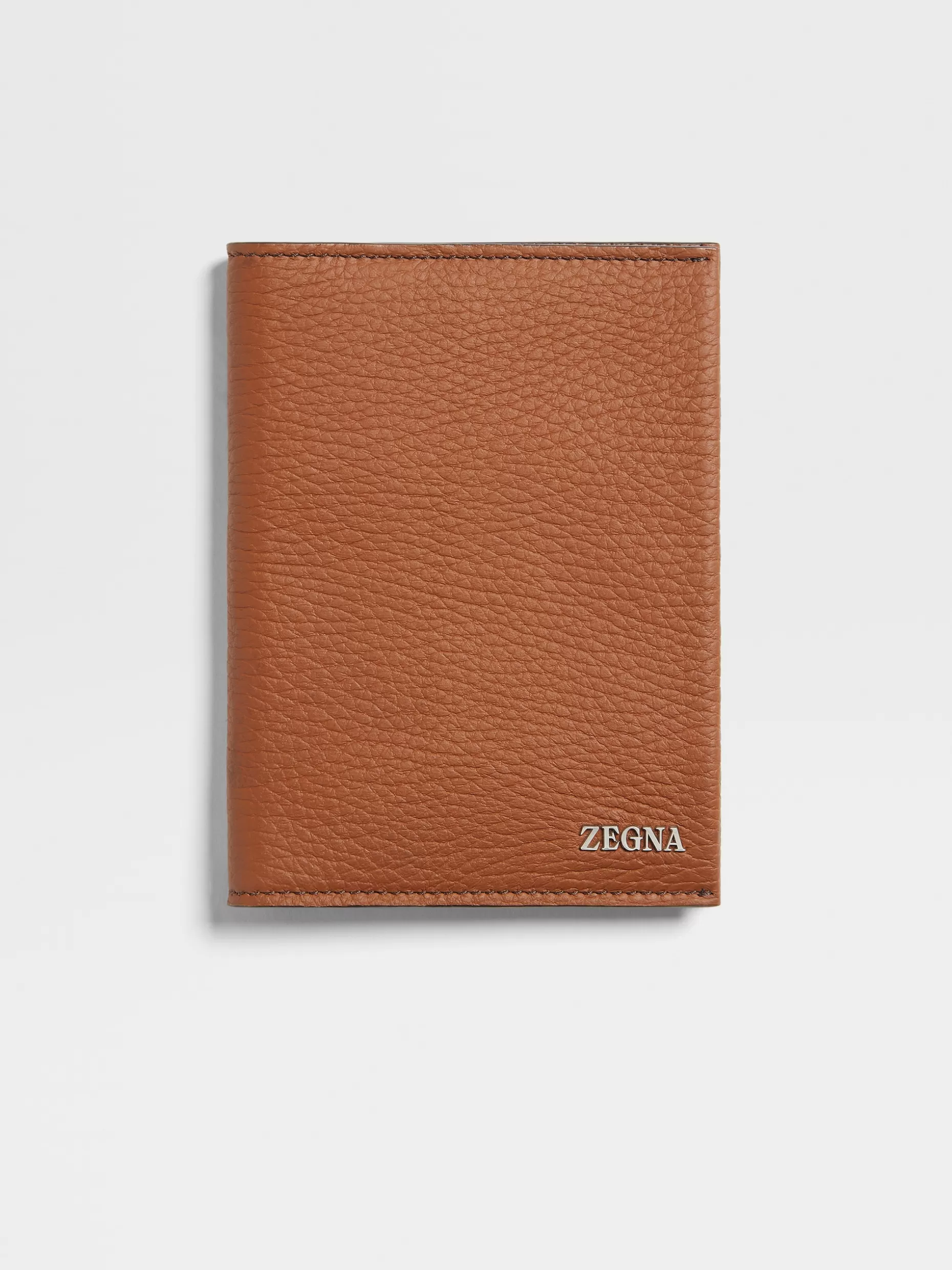 Men ZEGNA Color Deerskin Passport Case