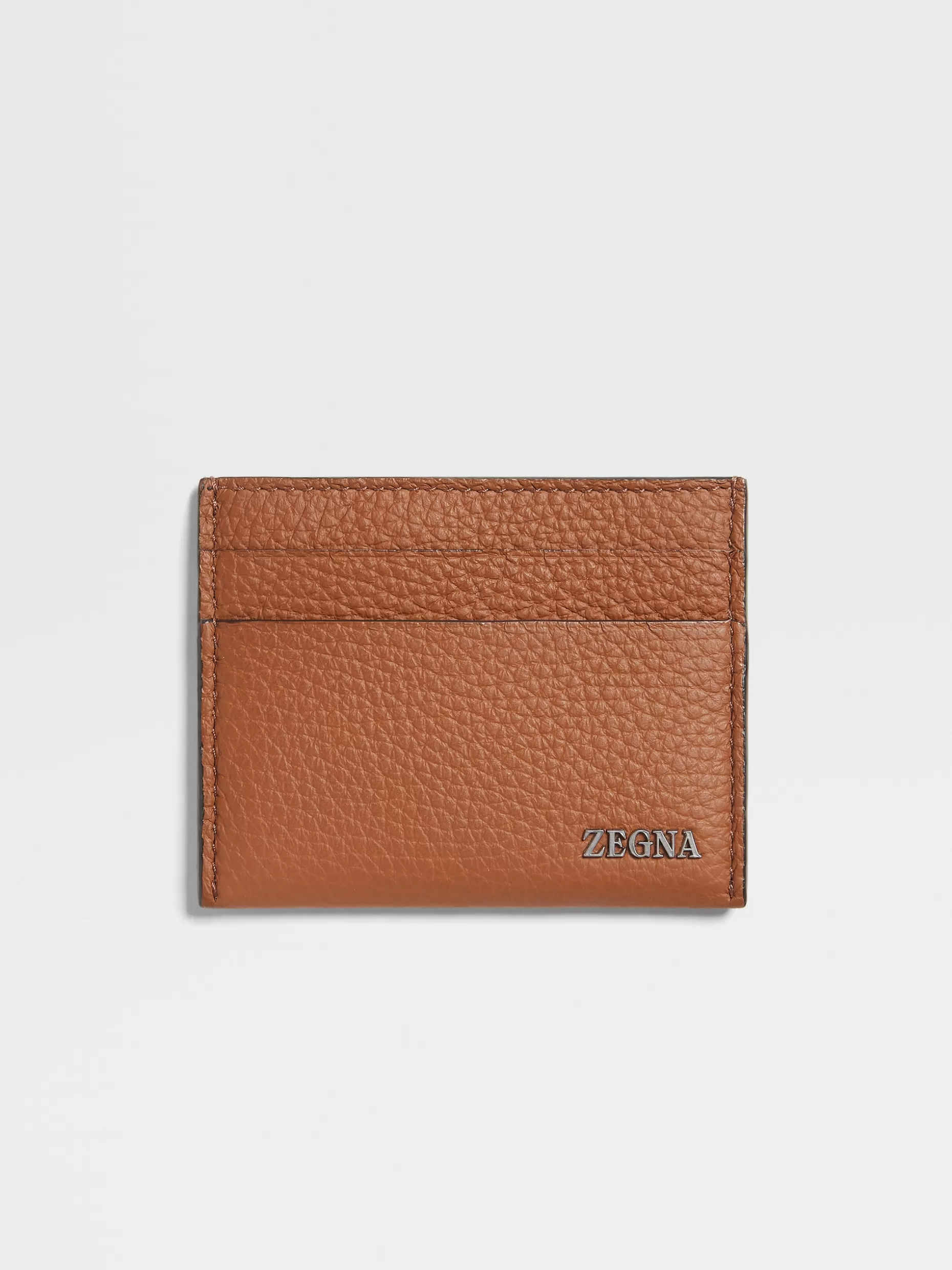 Men ZEGNA Color Deerskin Simple Card Case