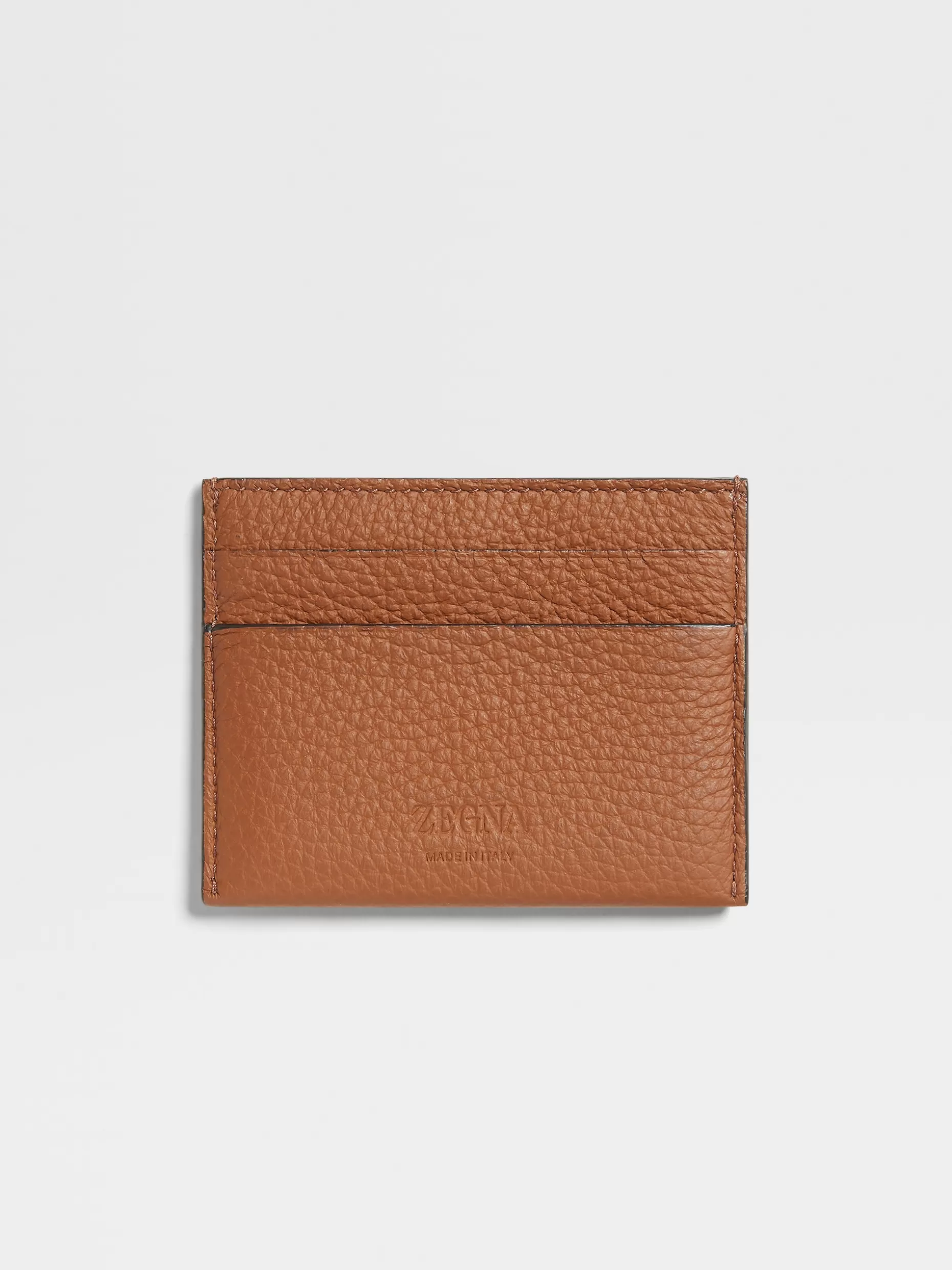 Men ZEGNA Color Deerskin Simple Card Case