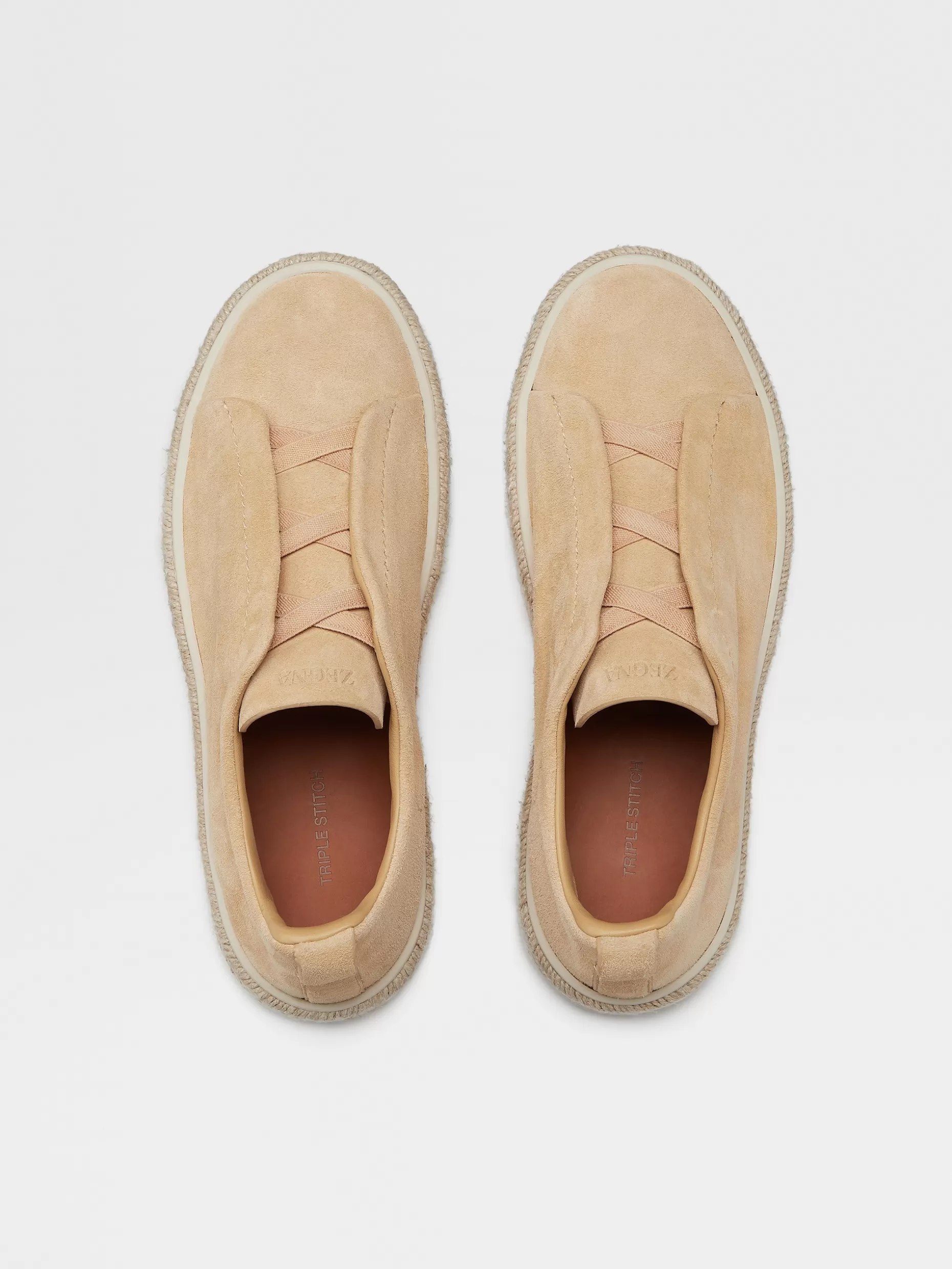 Men ZEGNA Color Deerskin Triple Stitch™ Espadrilles