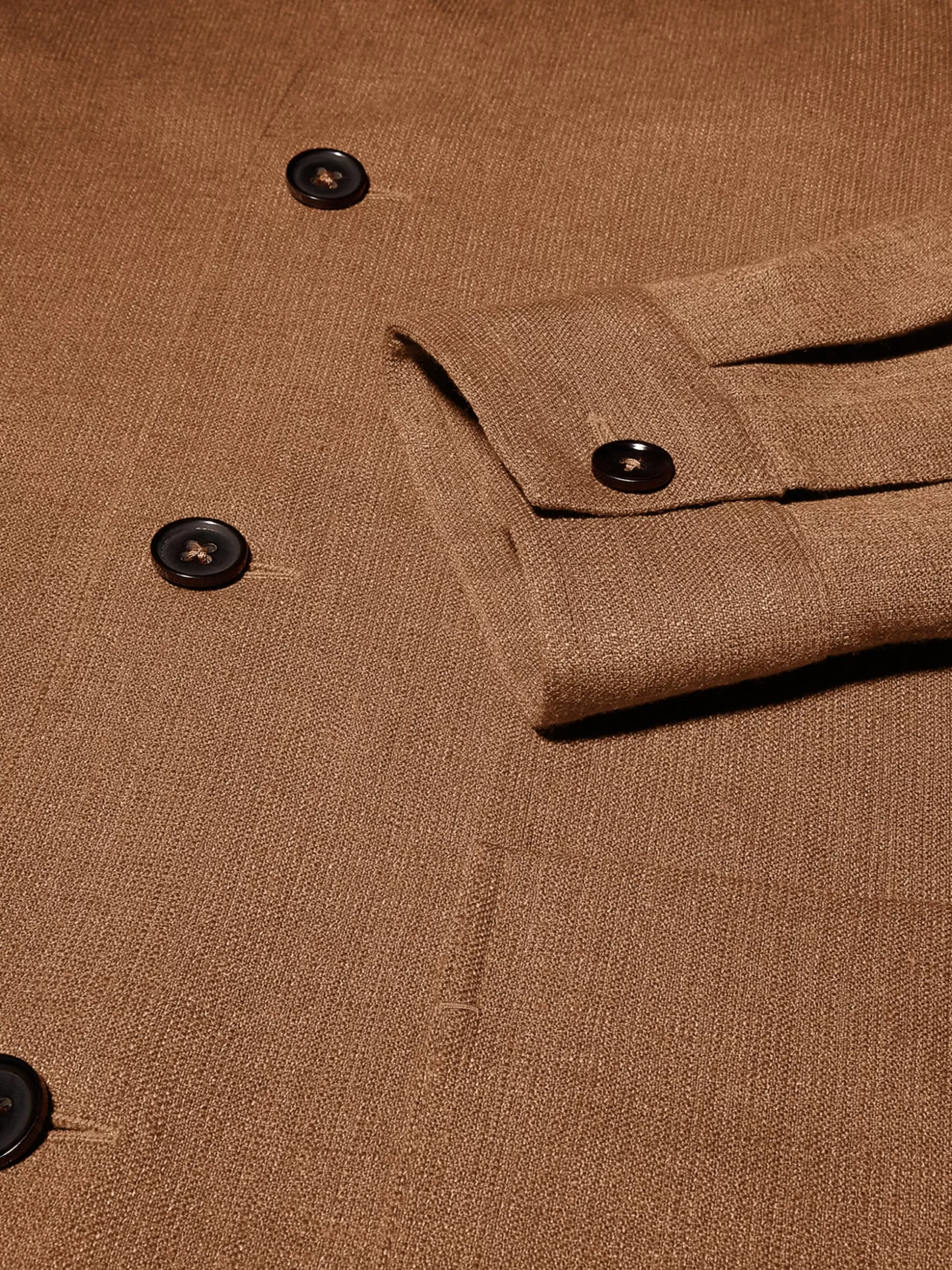 Men ZEGNA Color Linen And Silk Blend Chore Jacket