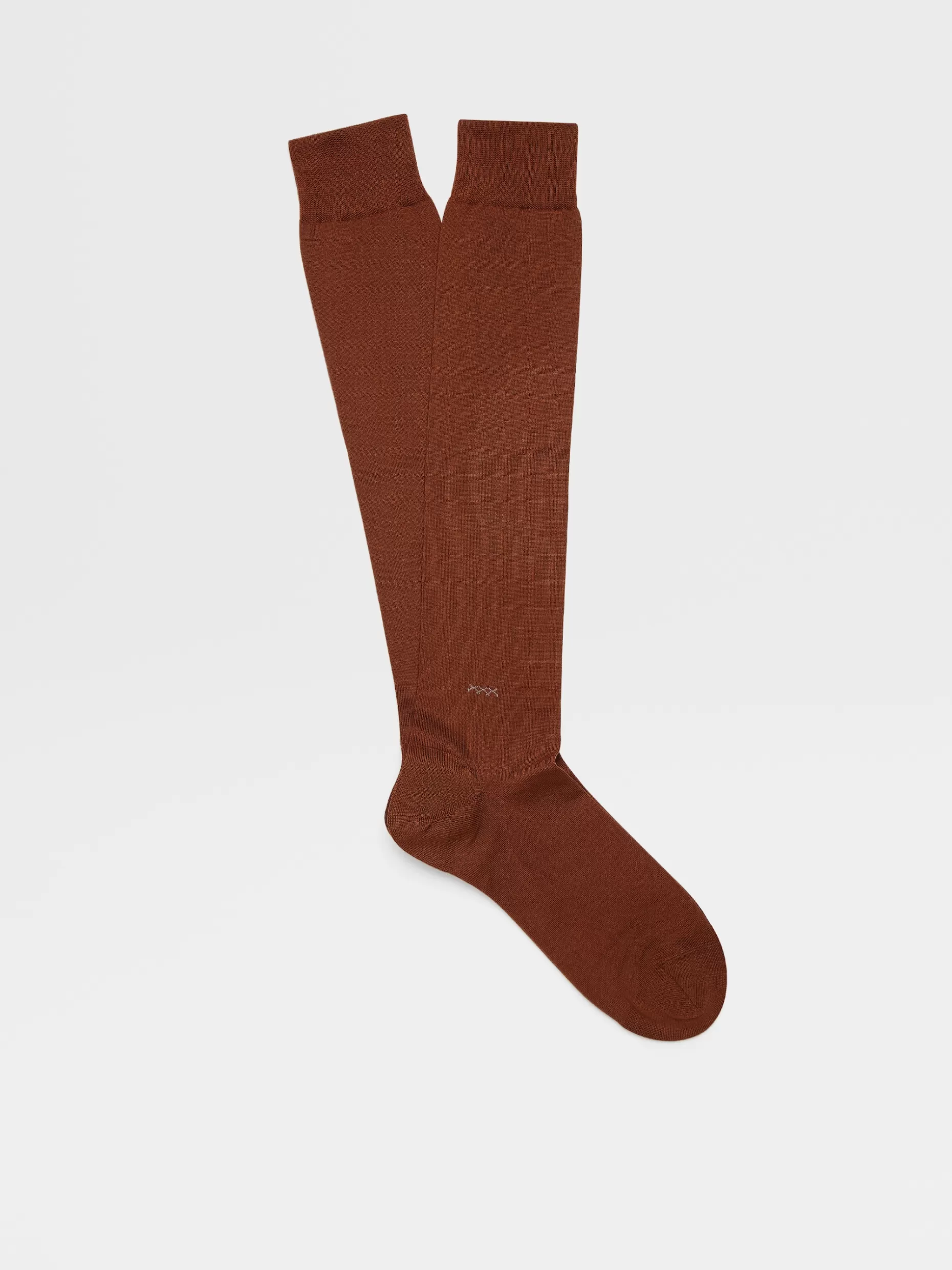 Men ZEGNA Color Lyocell Blend Everyday Triple X Mid Calf Socks