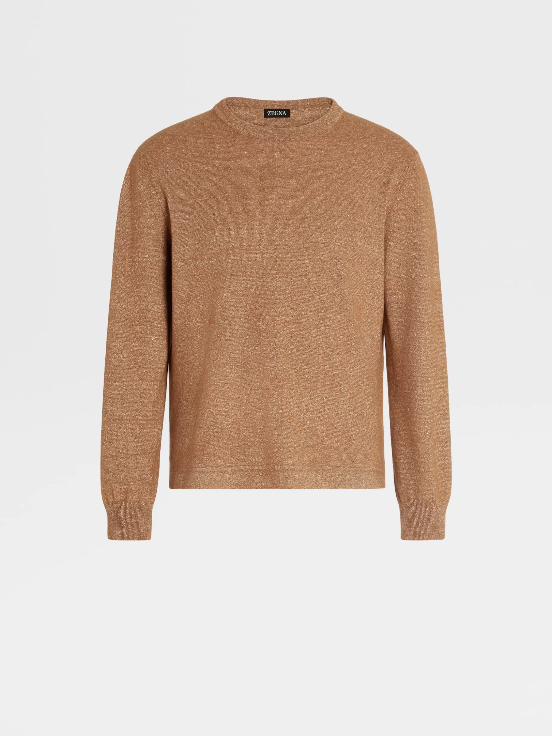Men ZEGNA Color Melange Oasi Cashmere Knit Crewneck