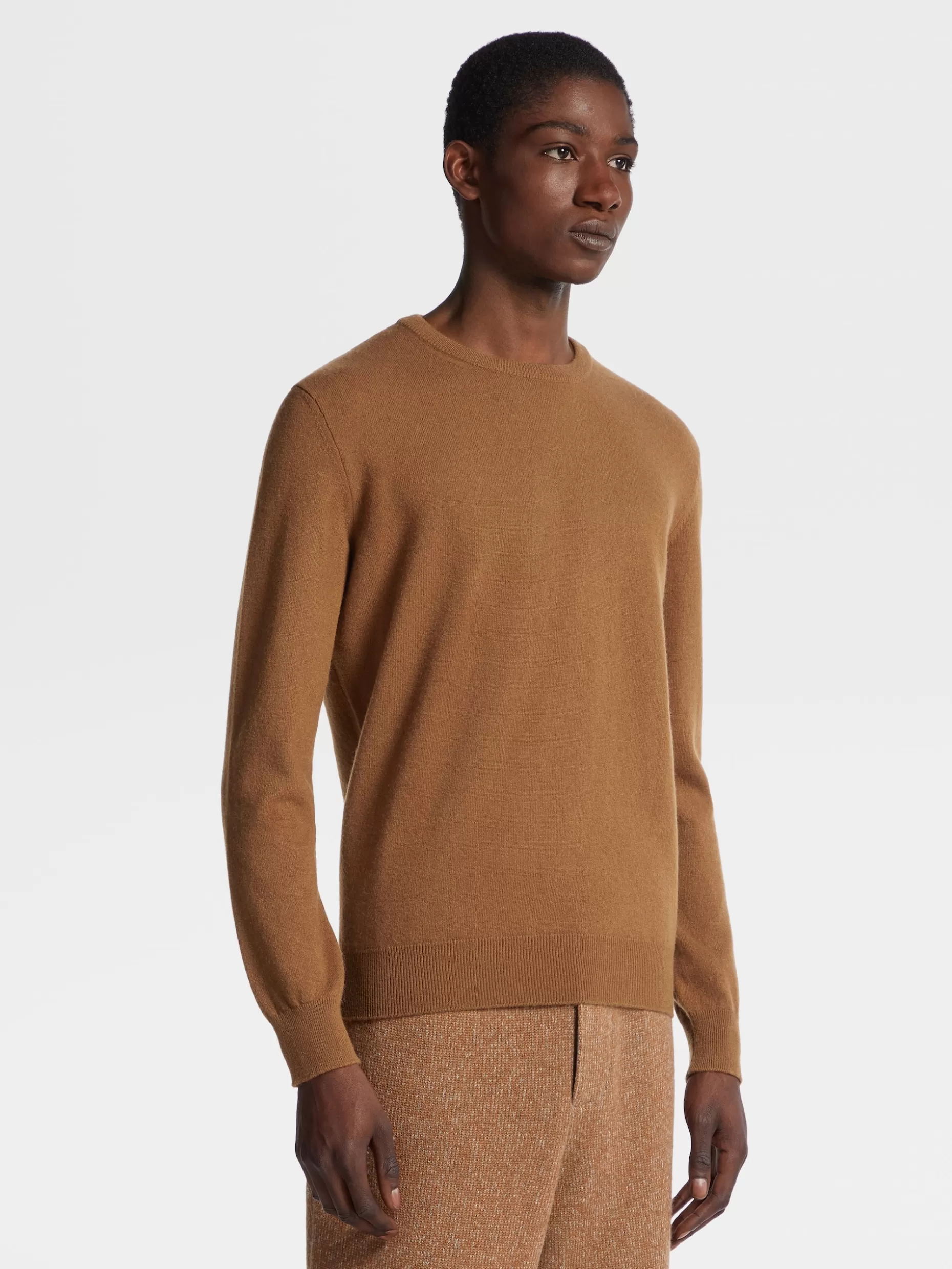 Men ZEGNA Color Oasi Cashmere Crewneck