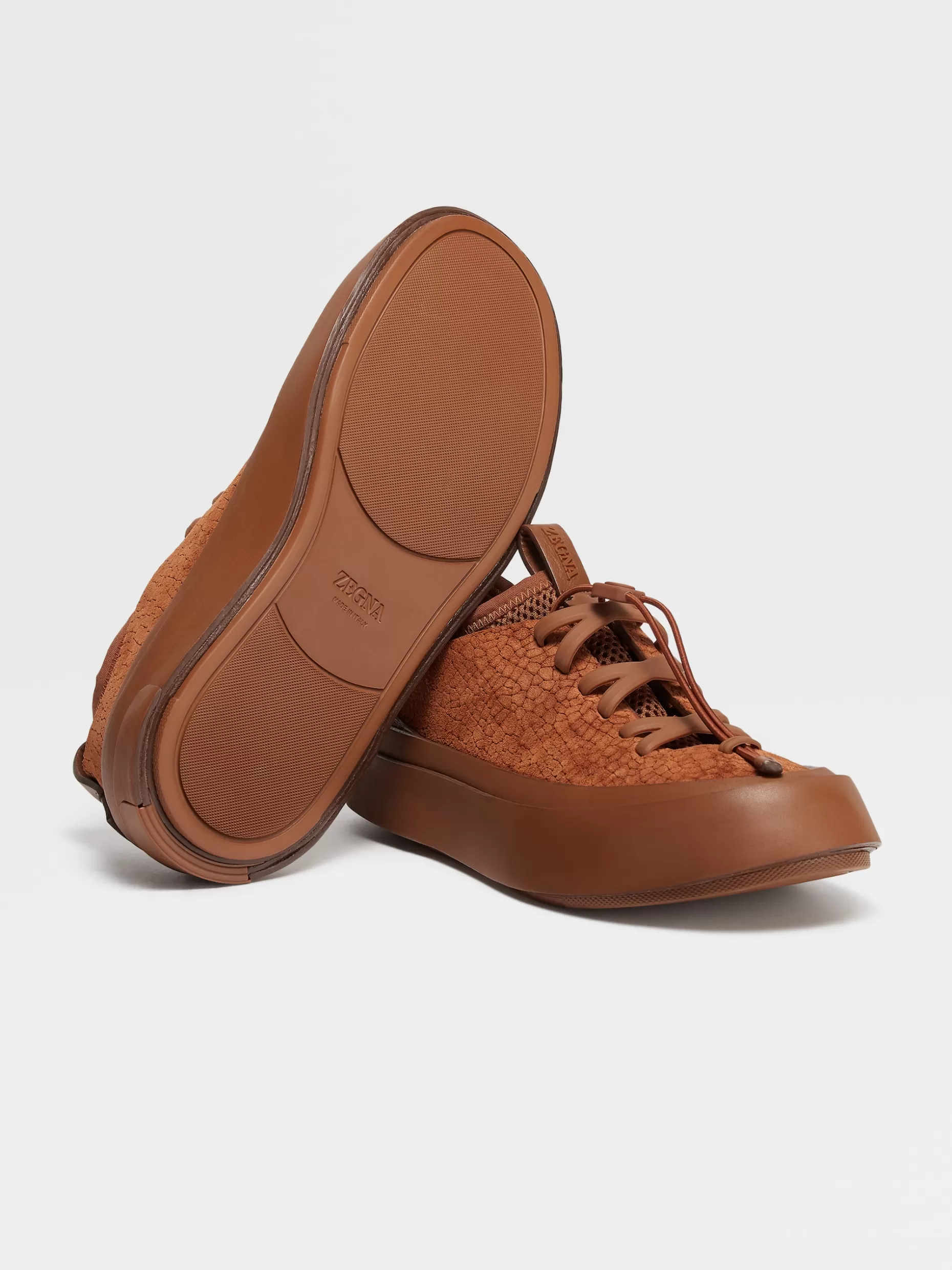 Men ZEGNA Color Suede Triple Stitch™ Mrbailey® Sneakers