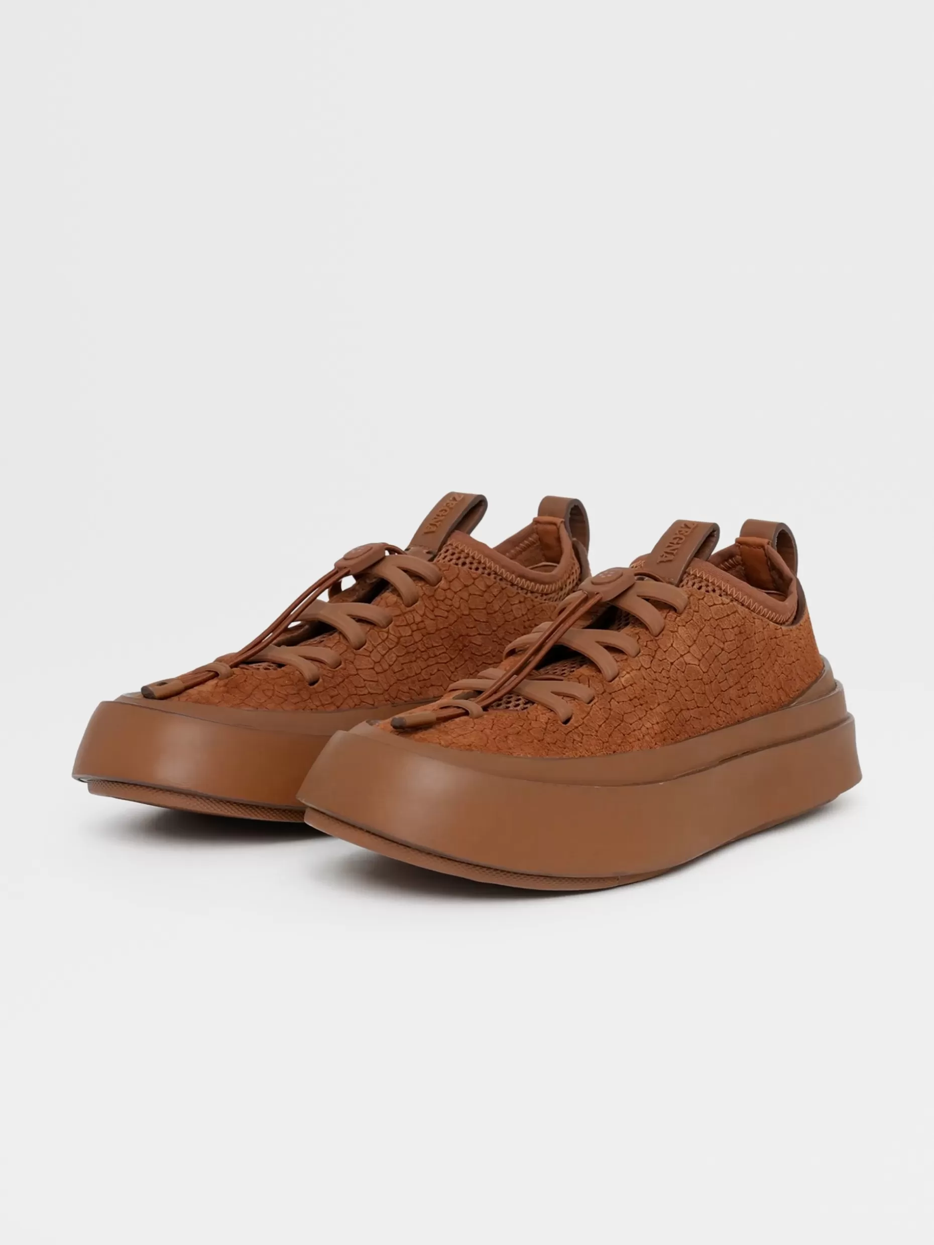 Men ZEGNA Color Suede Triple Stitch™ Mrbailey® Sneakers