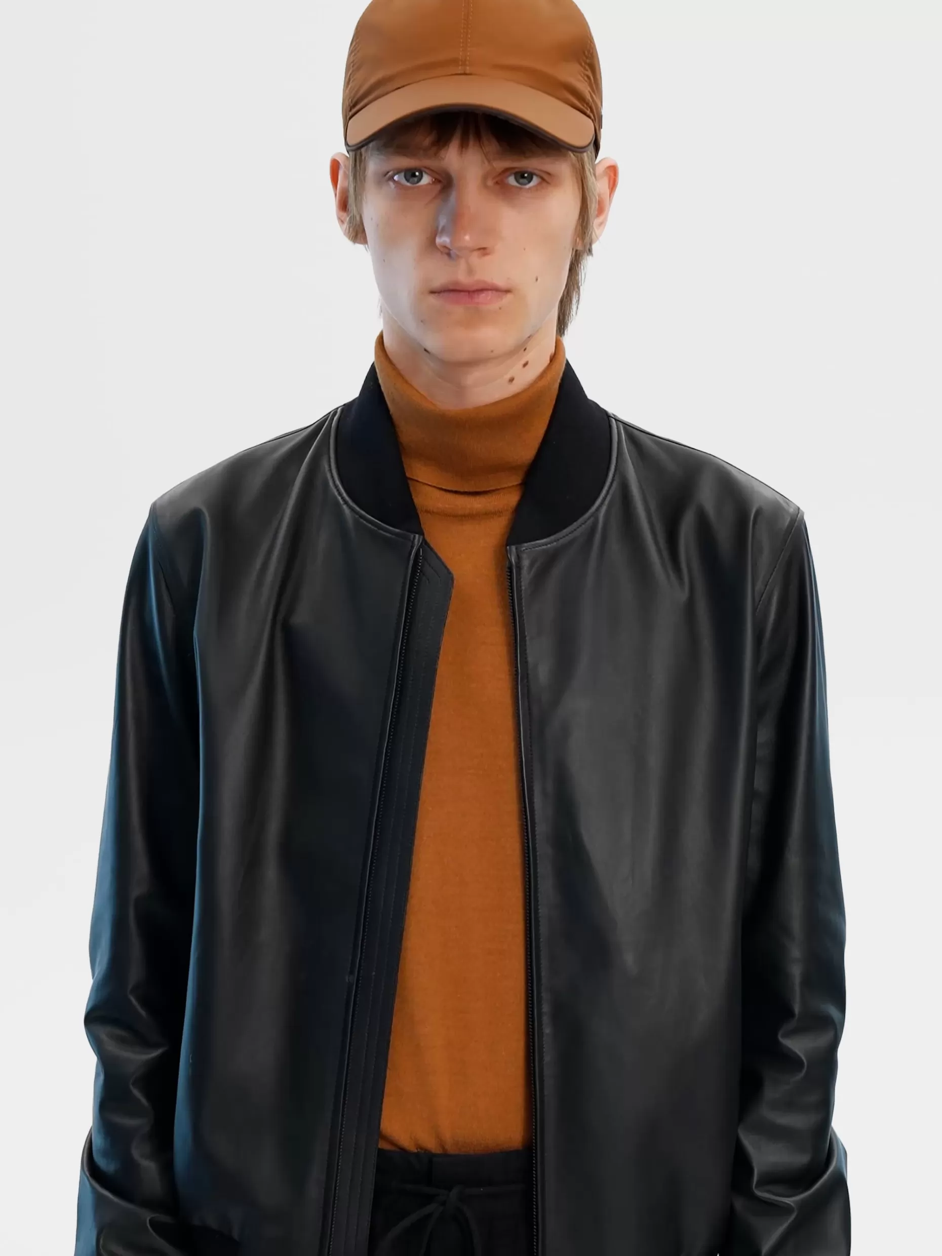 Men ZEGNA Color Technical Fabric Baseball Cap