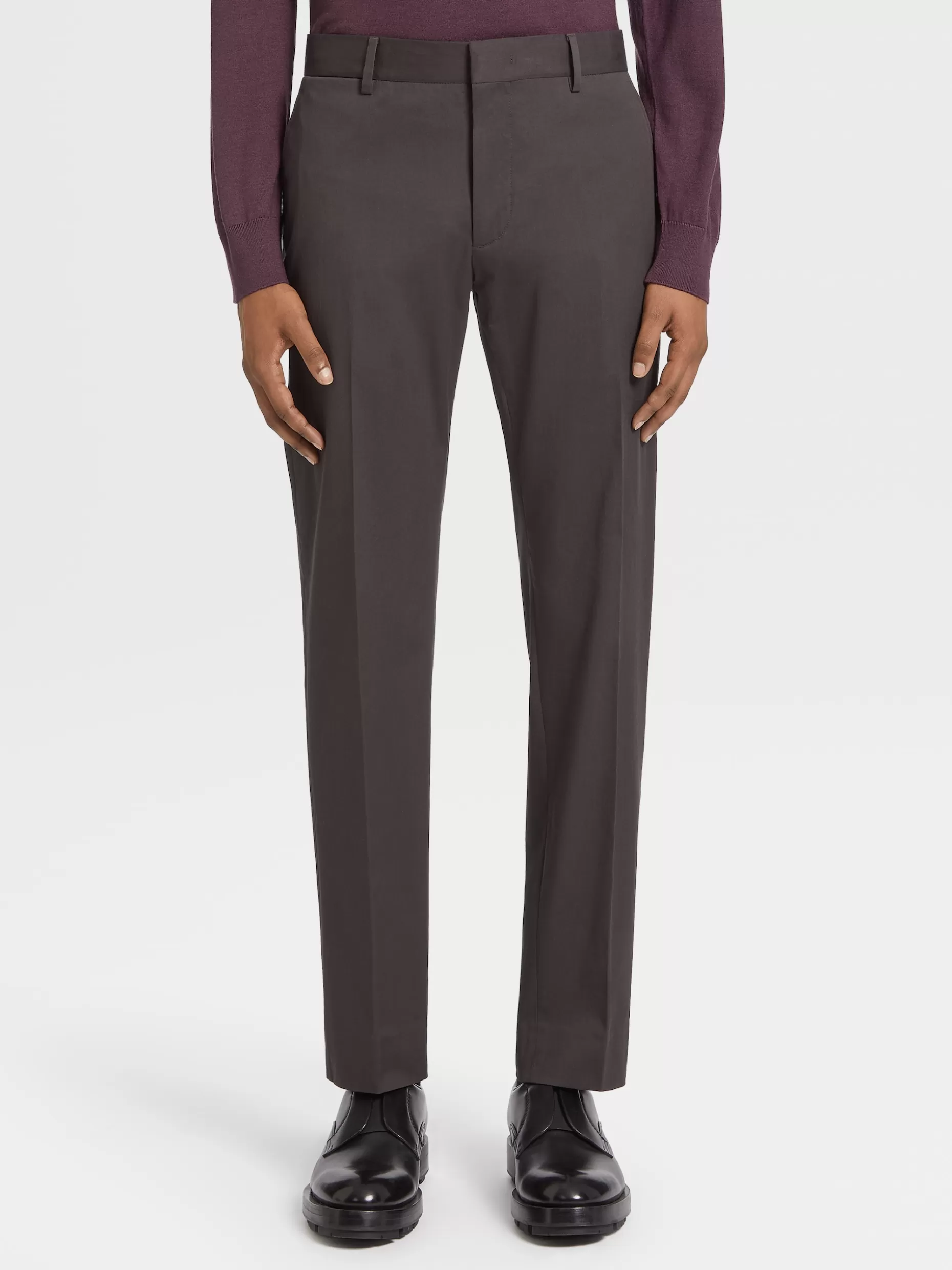 Men ZEGNA Comfort Cotton Pants