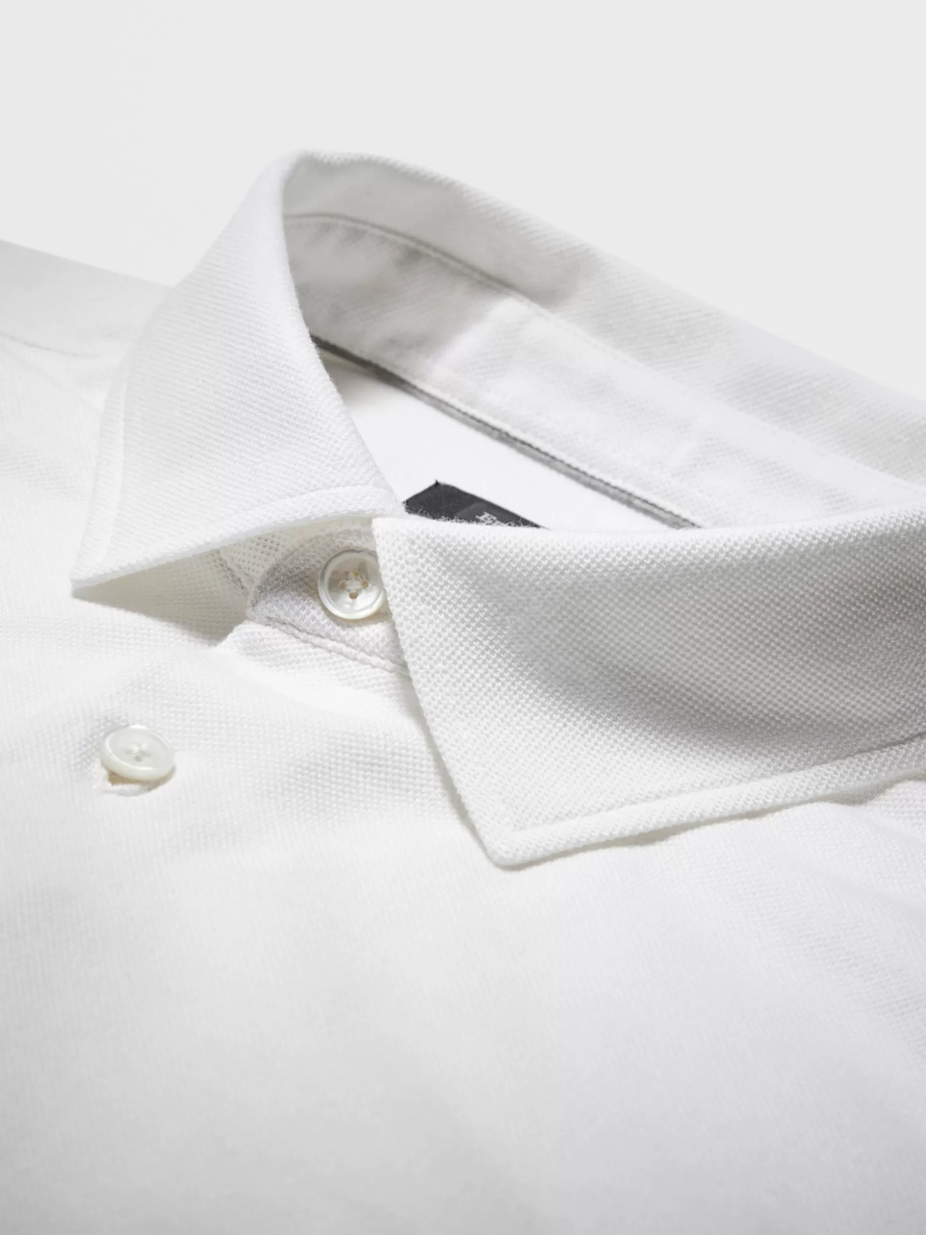 Men ZEGNA Cotton And Silk Short-Sleeve Polo