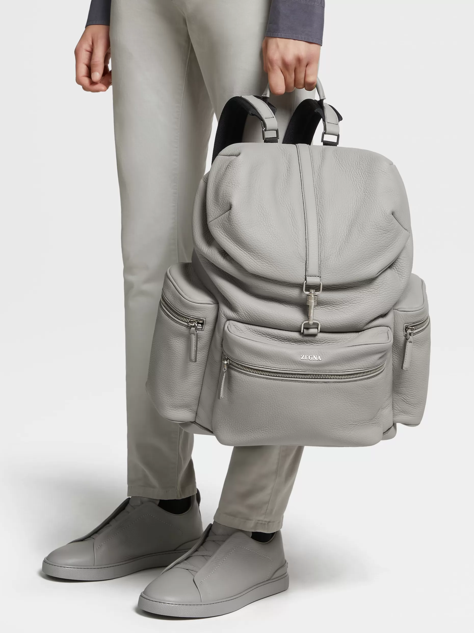 Men ZEGNA Deerskin Special Backpack