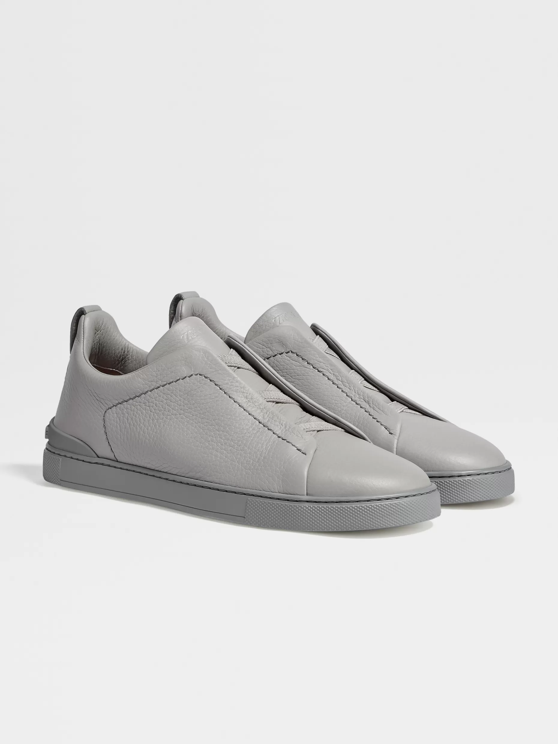 Men ZEGNA Deerskin Triple Stitch™ Sneakers