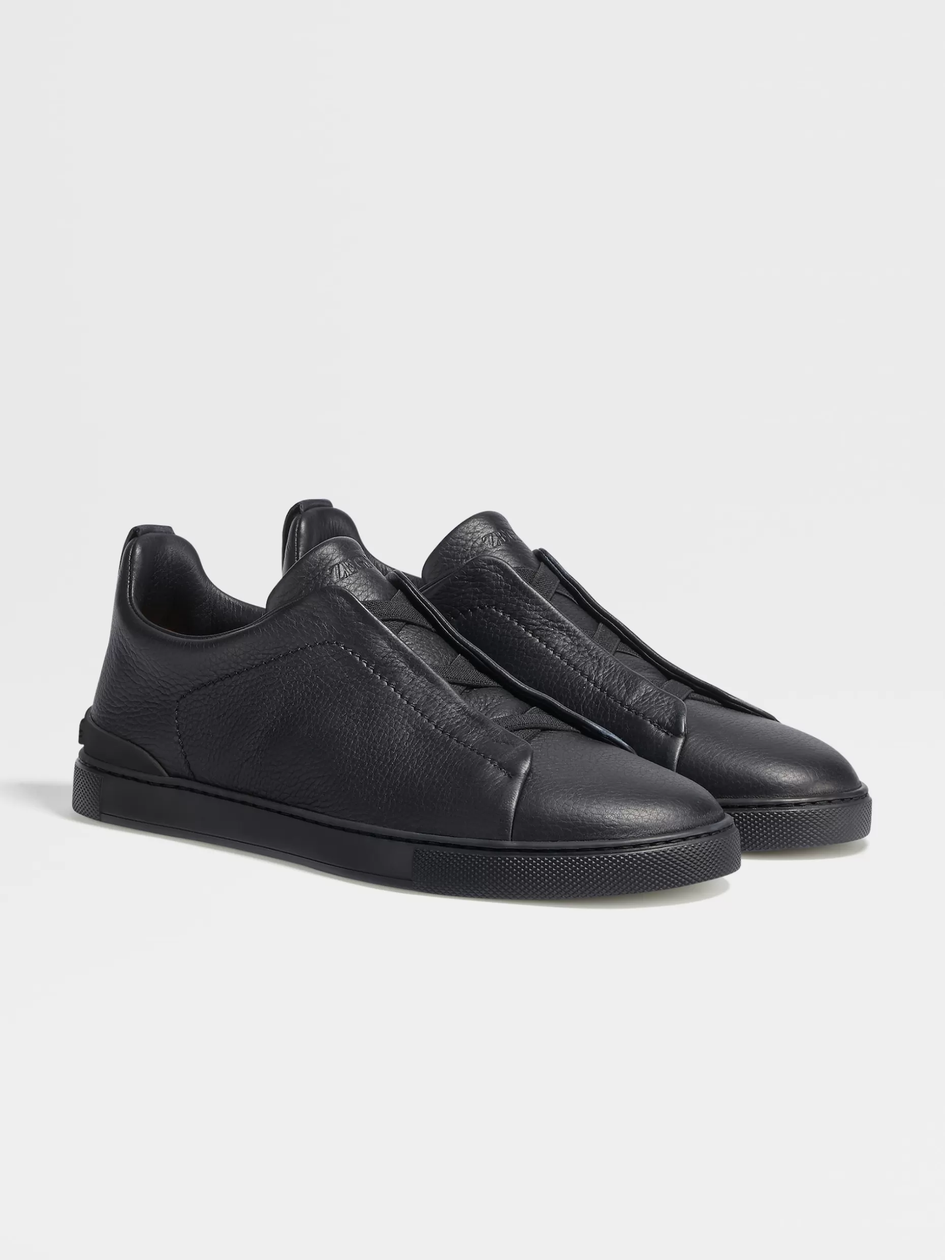 Men ZEGNA Deerskin Triple Stitch™ Sneakers