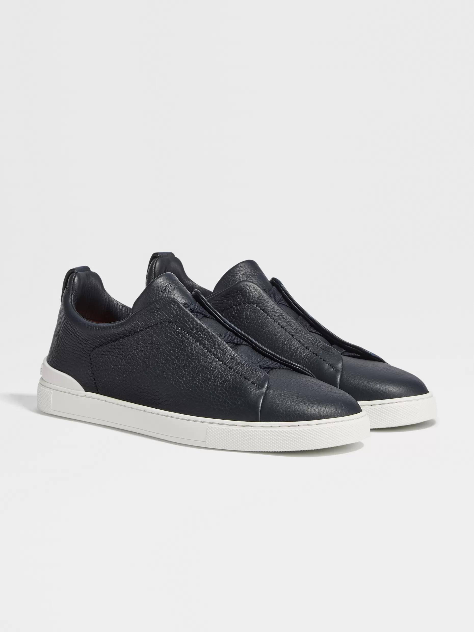 Men ZEGNA Deerskin Triple Stitch™ Sneakers