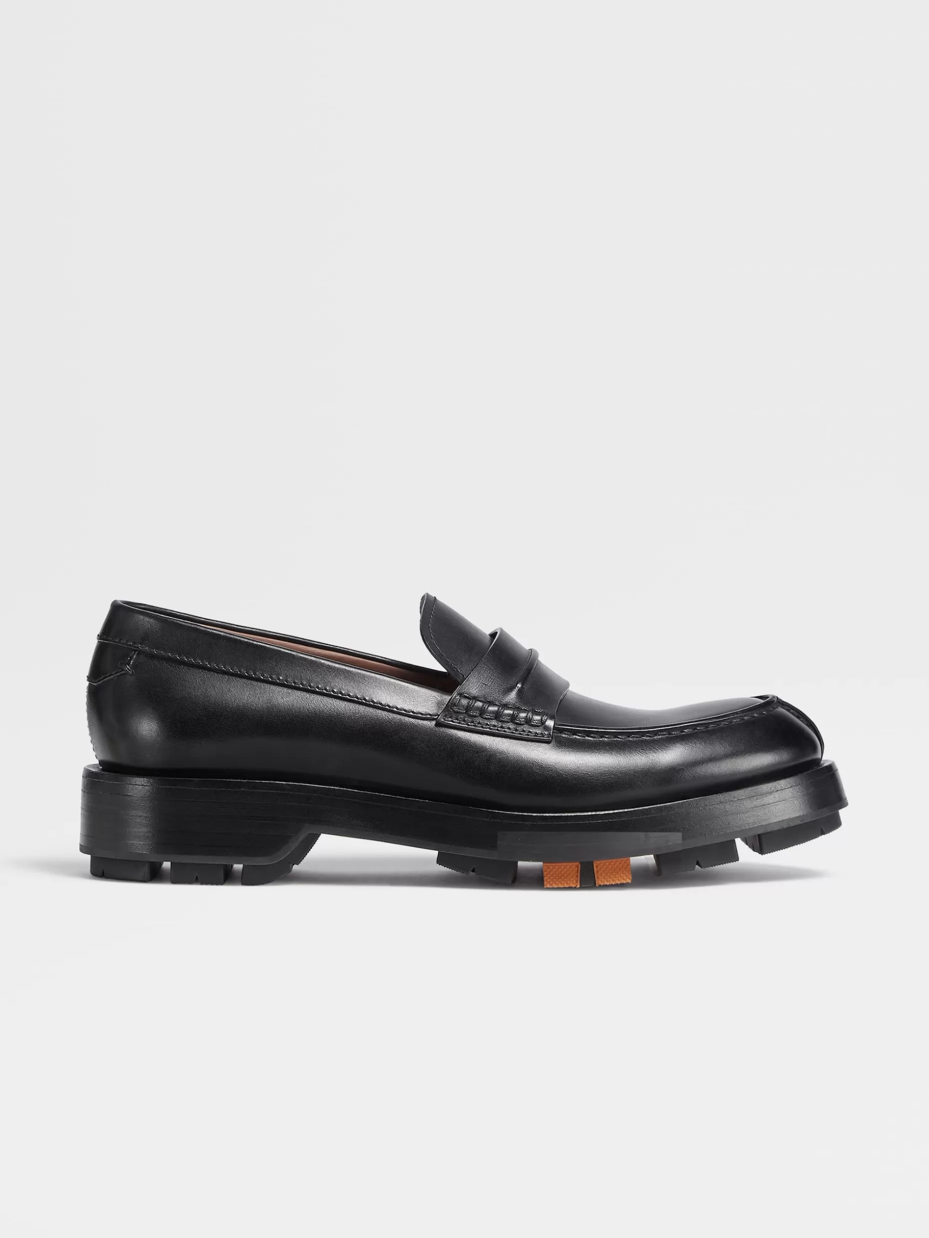 Men ZEGNA Hand-Buffed Leather Udine Loafers