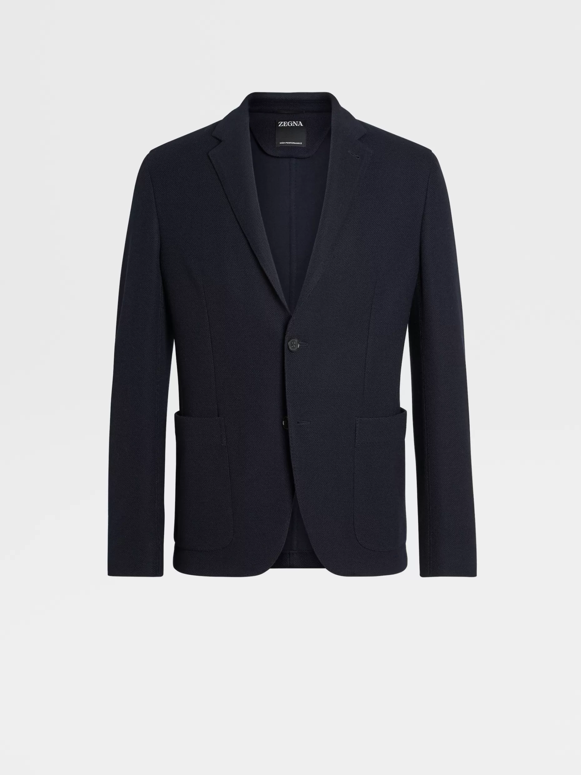 Men ZEGNA High Performance™ Wool And Cotton Jersey Packaway Blazer