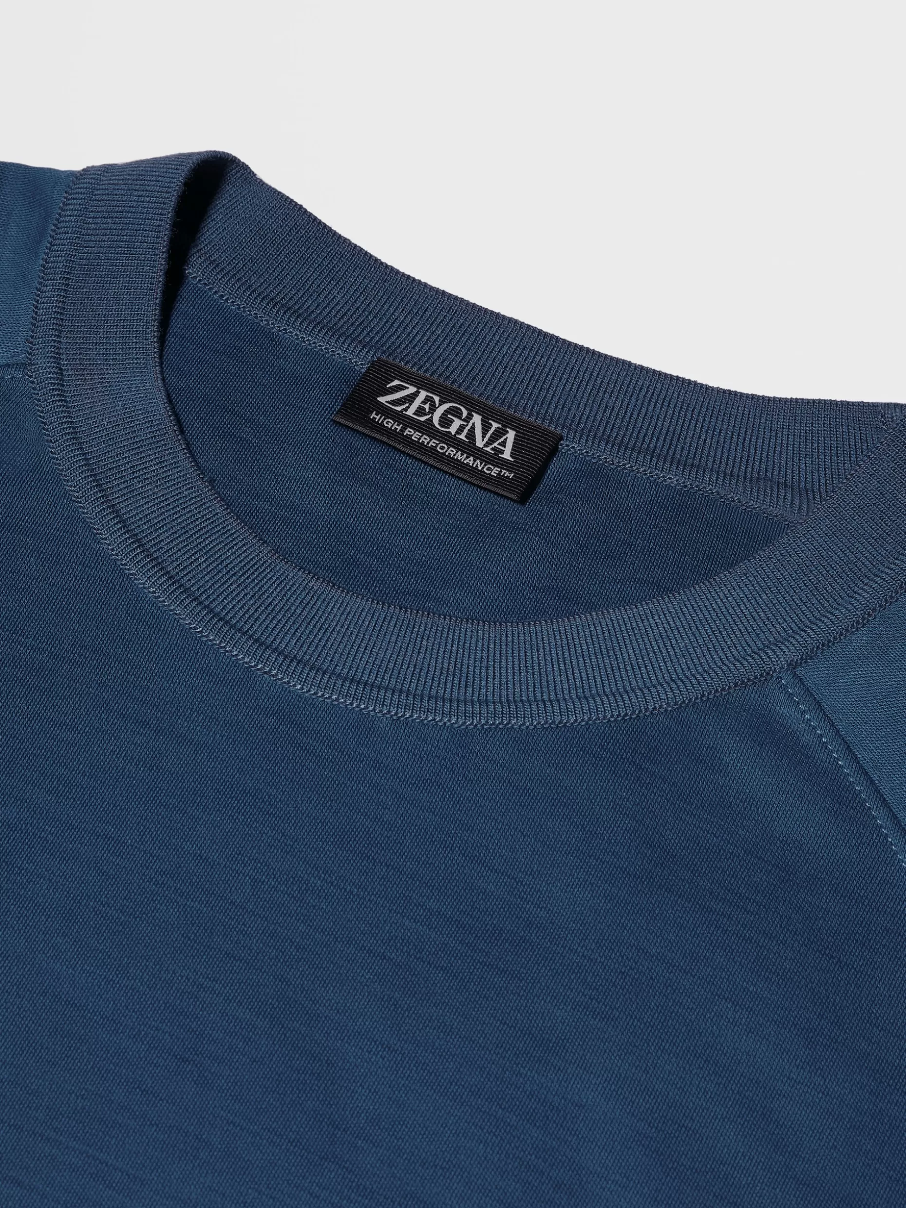 Men ZEGNA High Performance™ Wool Jersey T-Shirt