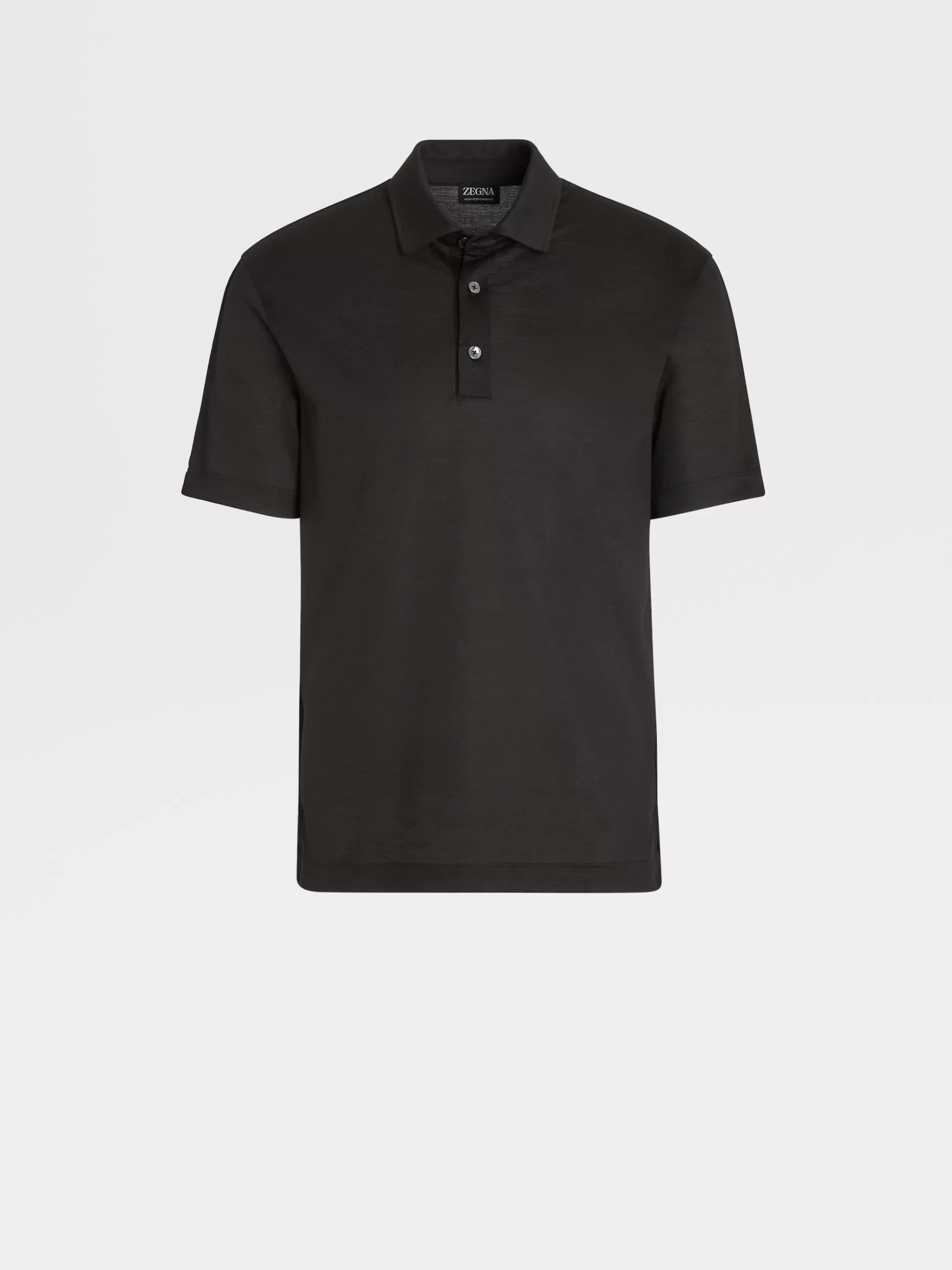 Men ZEGNA High Performance™ Wool Short-Sleeve Polo