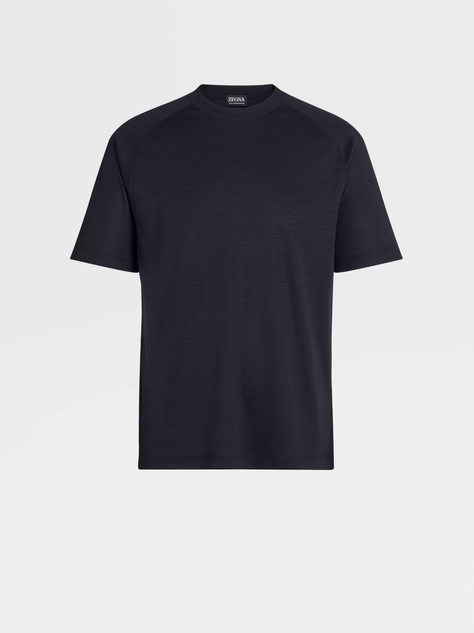 Men ZEGNA High Performance™ Wool Short-Sleeve T-Shirt