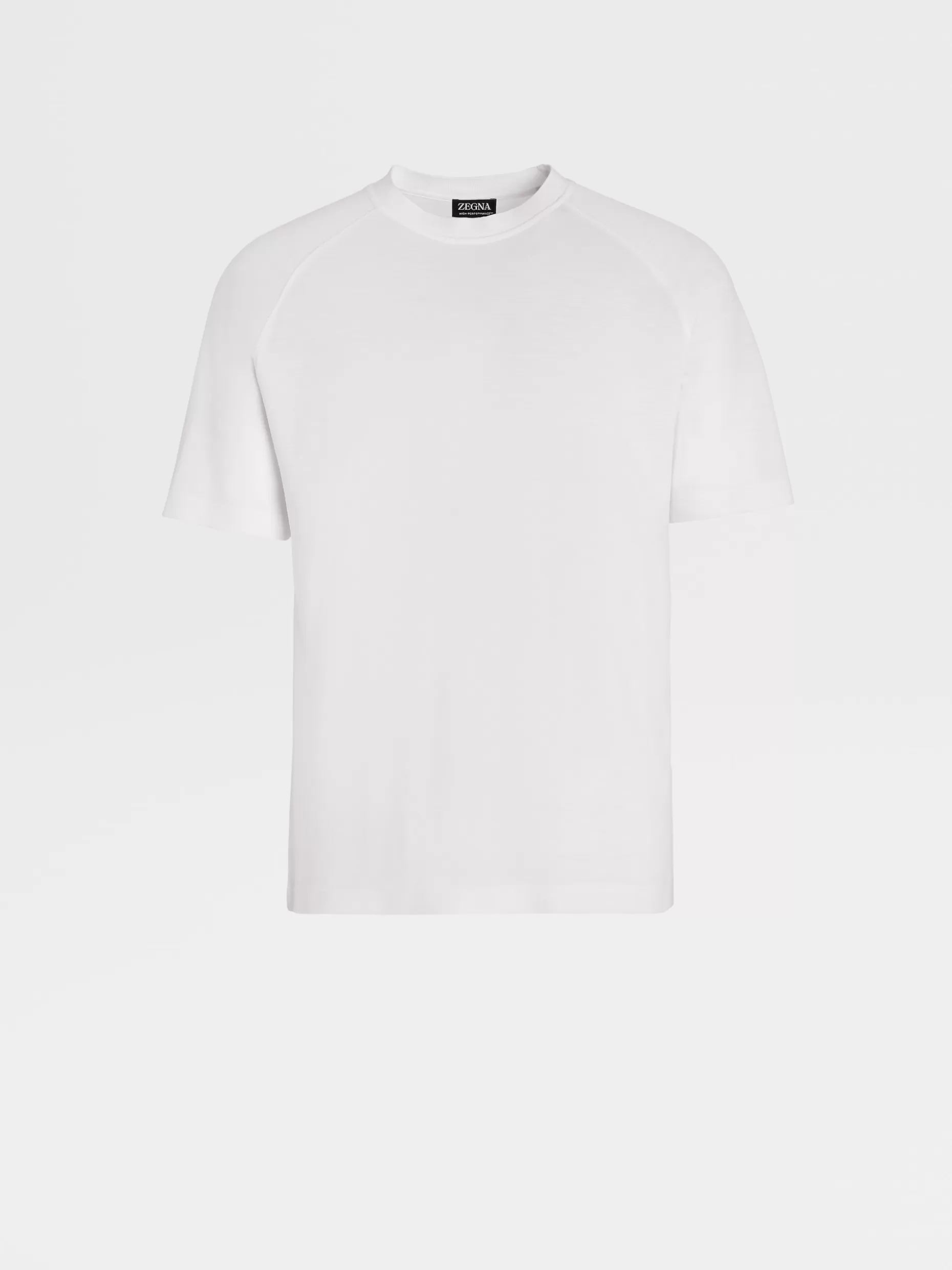 Men ZEGNA High Performance™ Wool Short-Sleeve T-Shirt