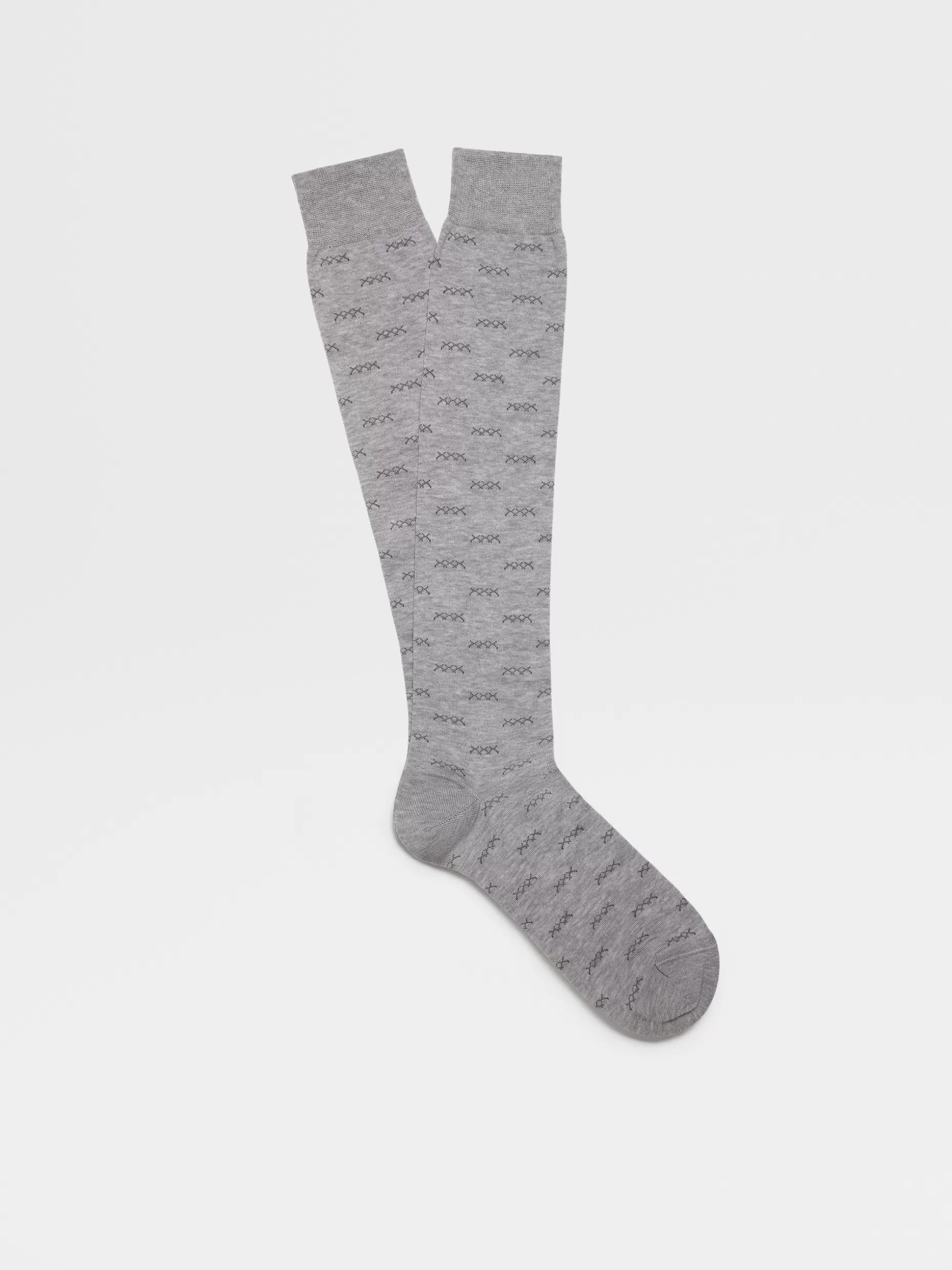 Men ZEGNA Iconic Triple X Mid Calf Socks