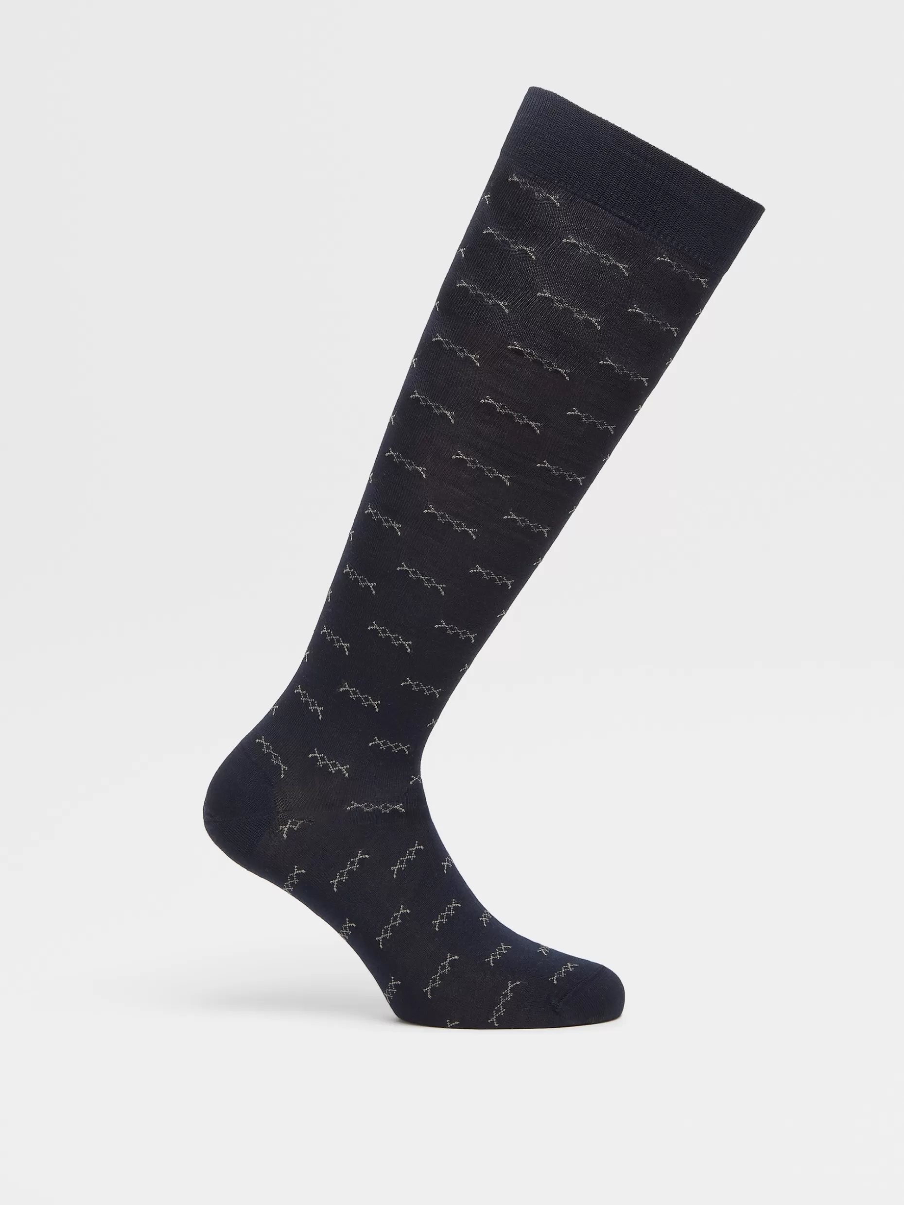 Men ZEGNA Iconic Triple X Mid Calf Socks