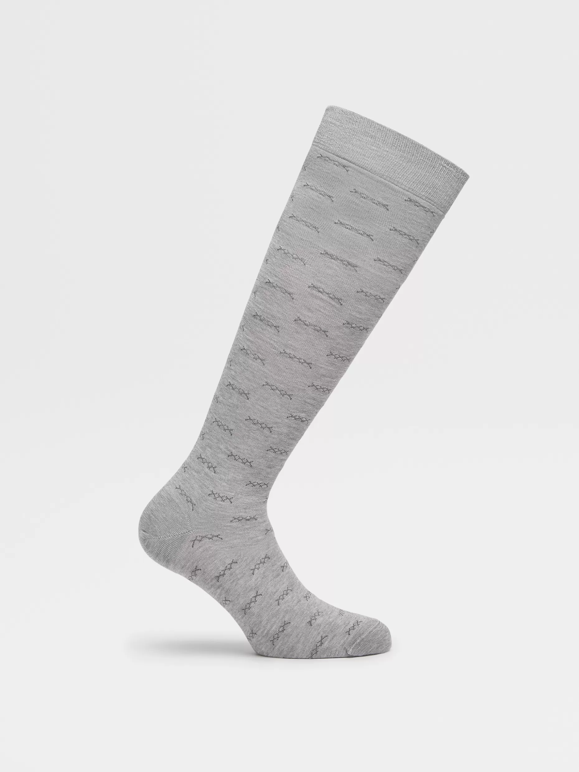 Men ZEGNA Iconic Triple X Mid Calf Socks