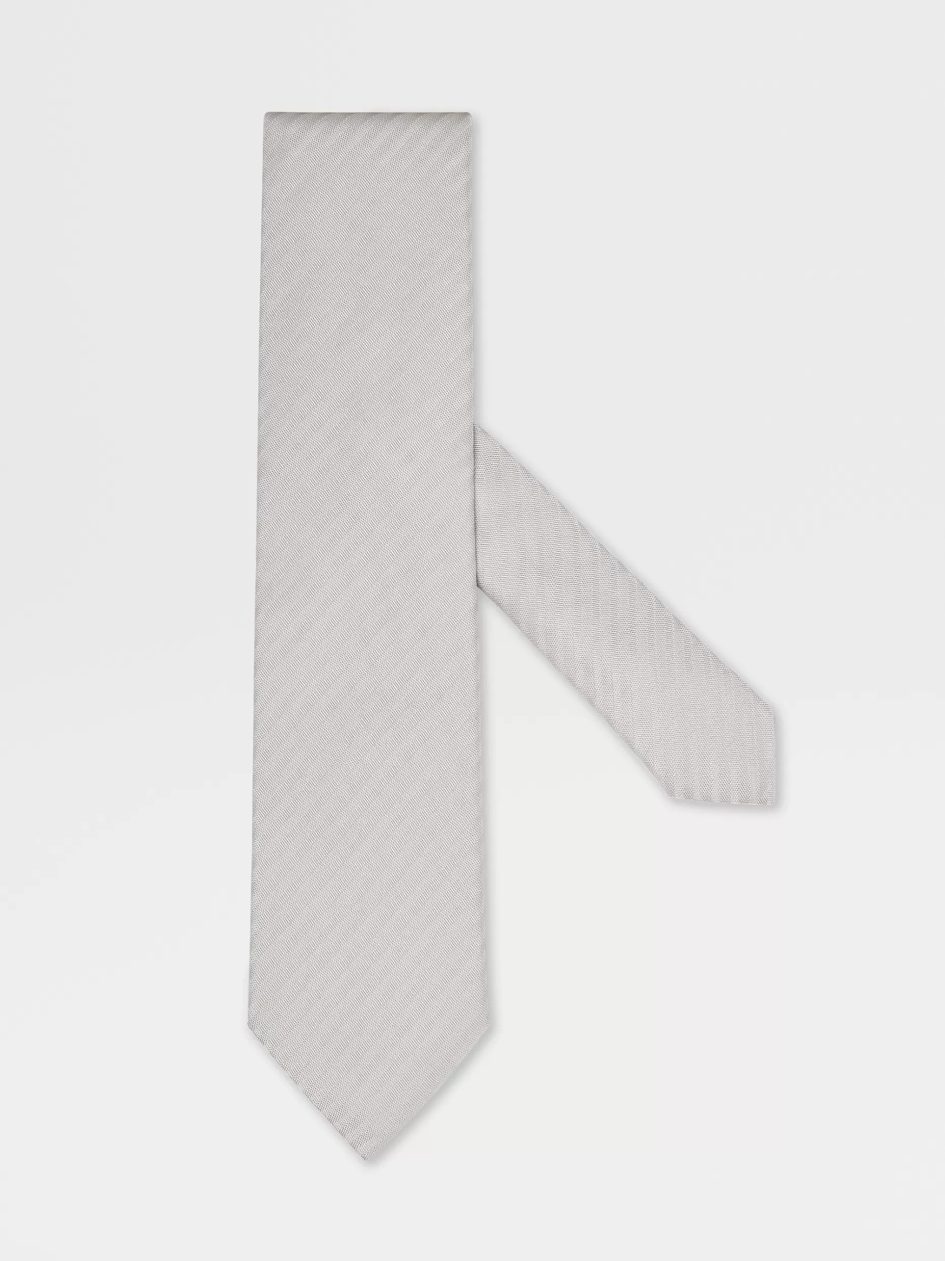 Men ZEGNA Jacquard Silk Tie